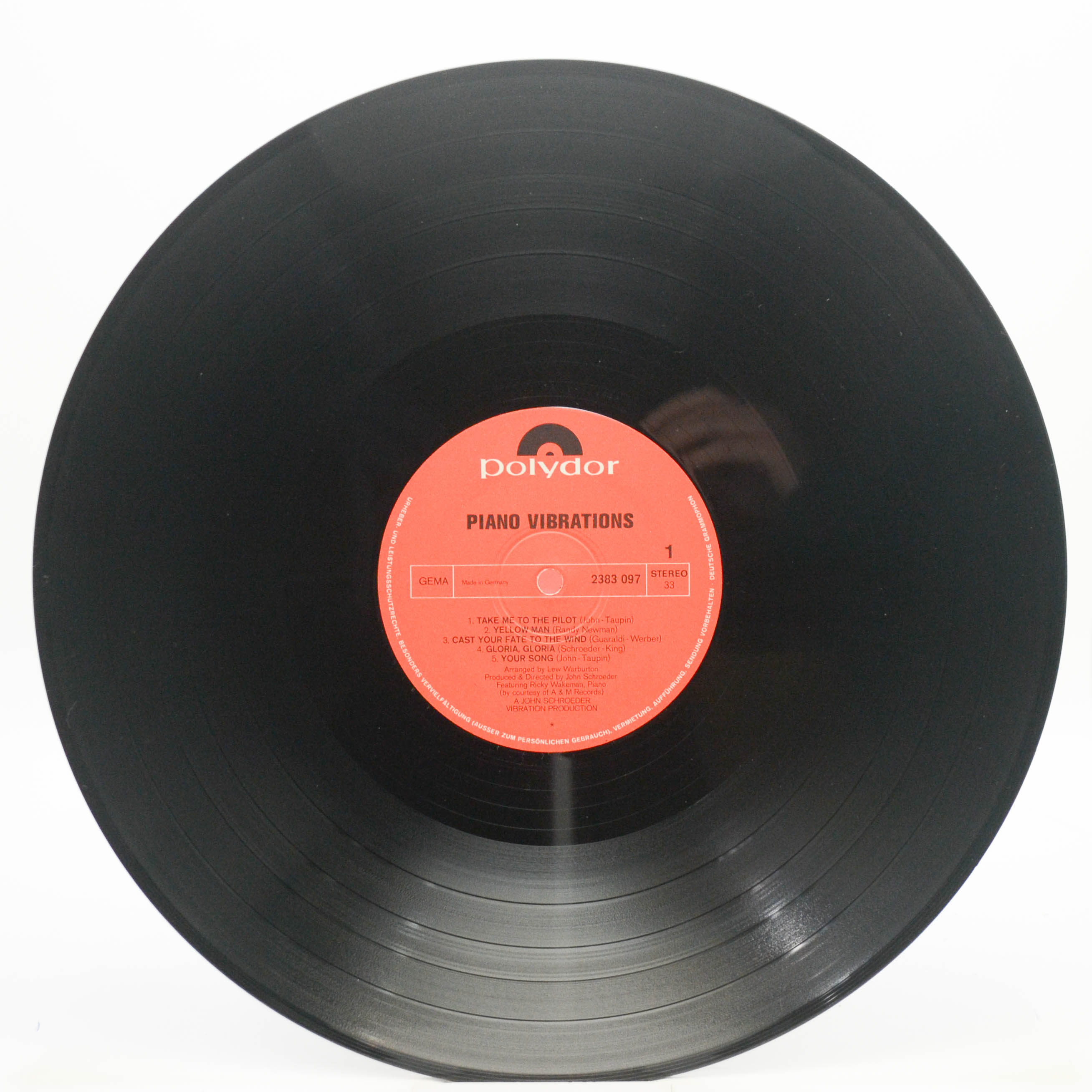 John Schroeder — Piano Vibrations, 1972