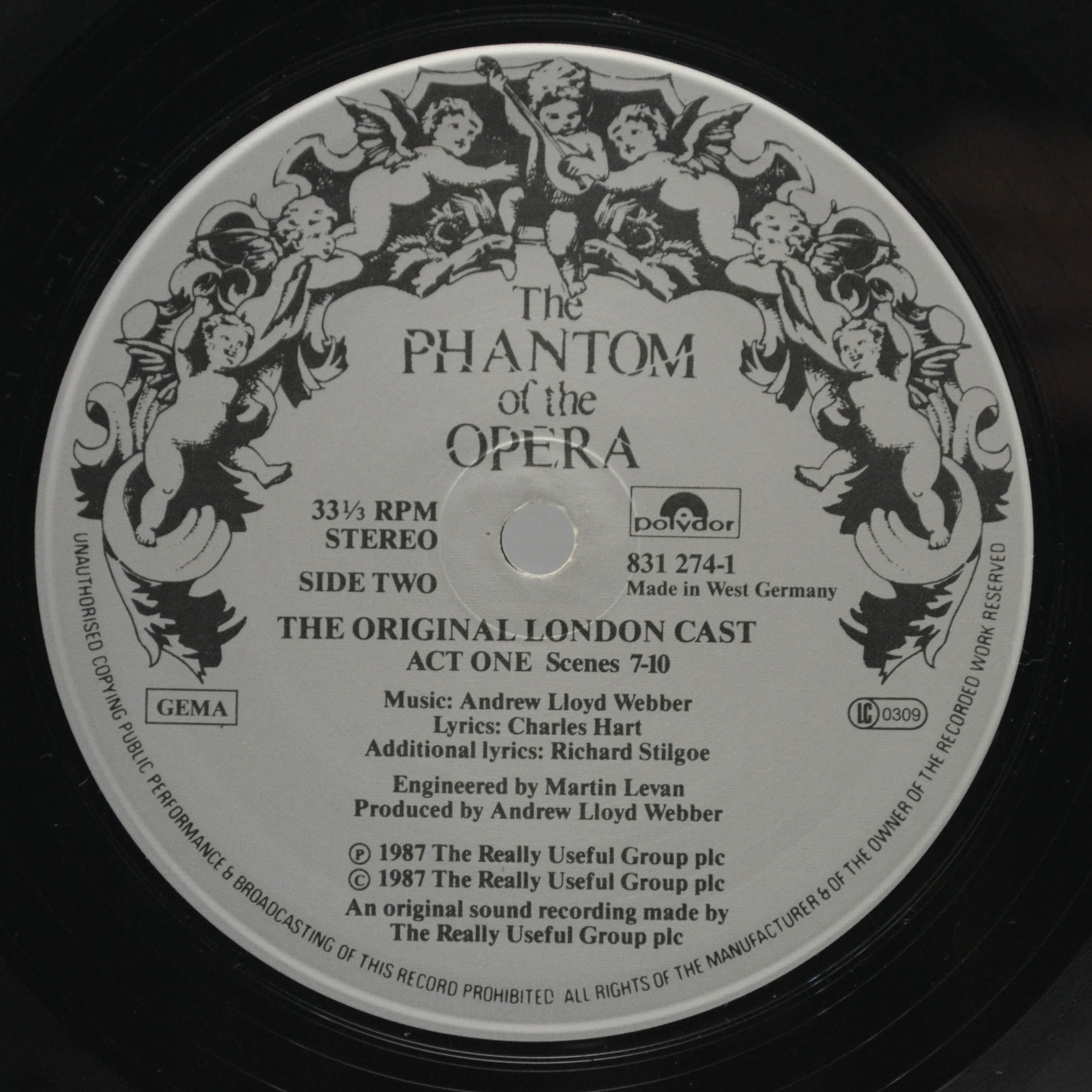 Andrew Lloyd Webber — The Phantom Of The Opera (2LP, booklet), 1987