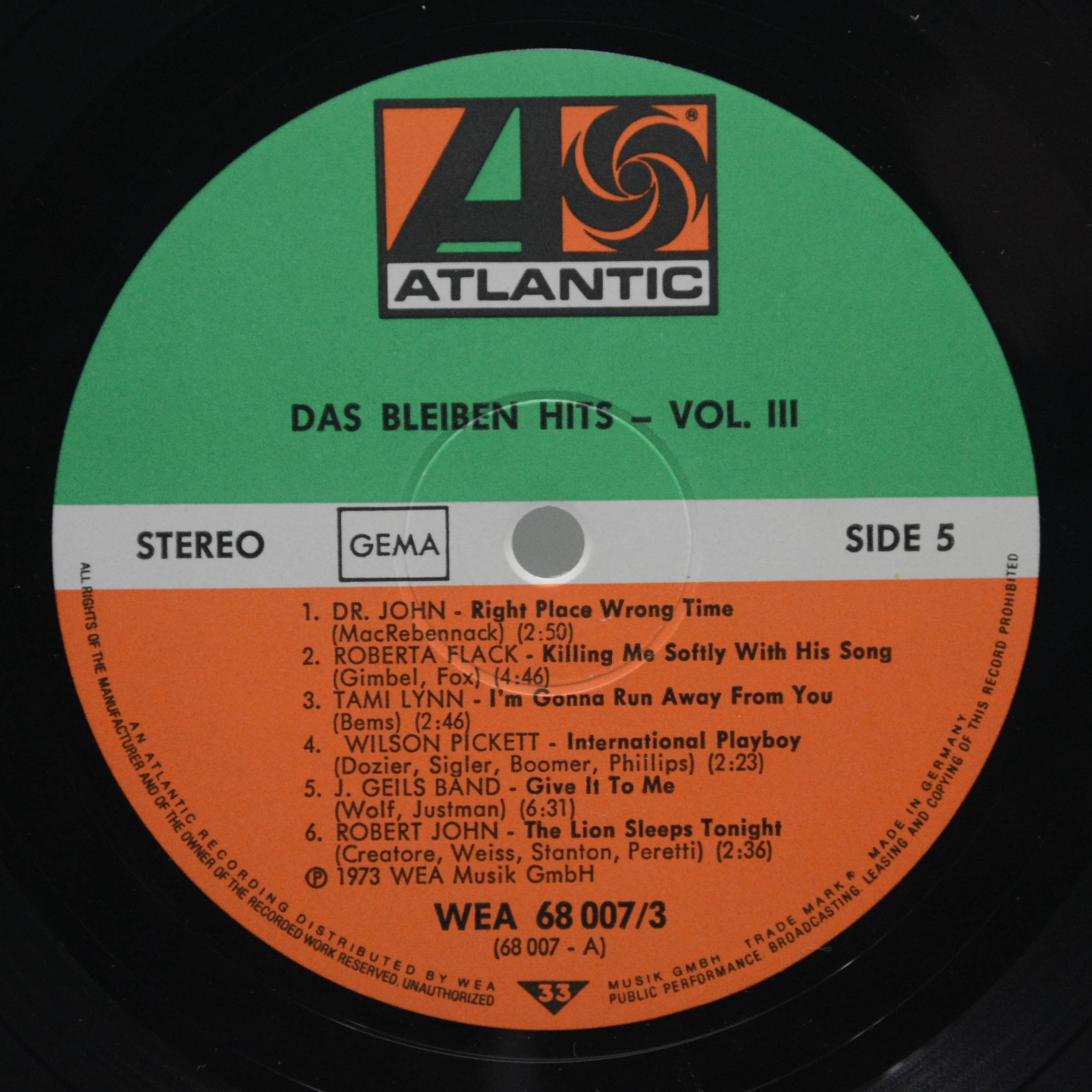 Various — Das Bleiben Hits (3LP), 1973