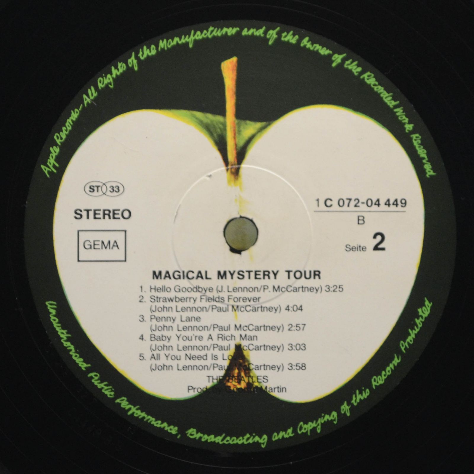 Beatles — Magical Mystery Tour Plus Other Songs, 1967
