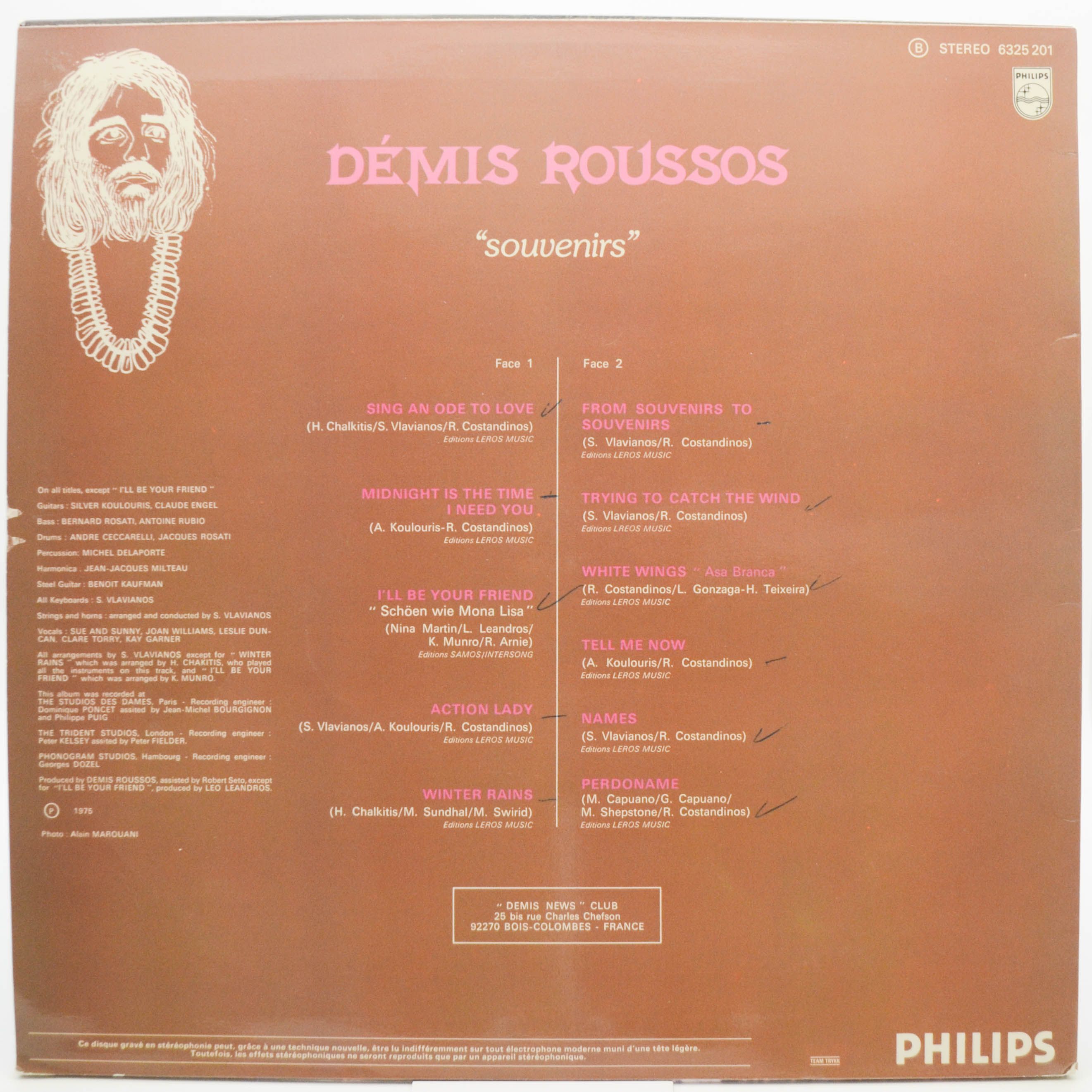 Demis Roussos — Souvenirs, 1975