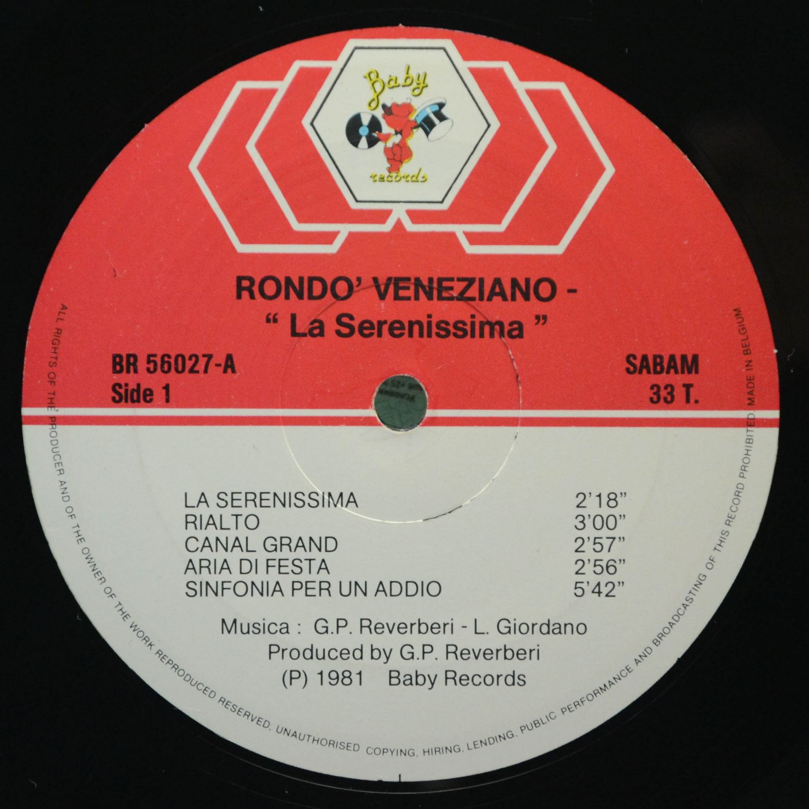 Rondo' Veneziano — La Serenissima, 1982