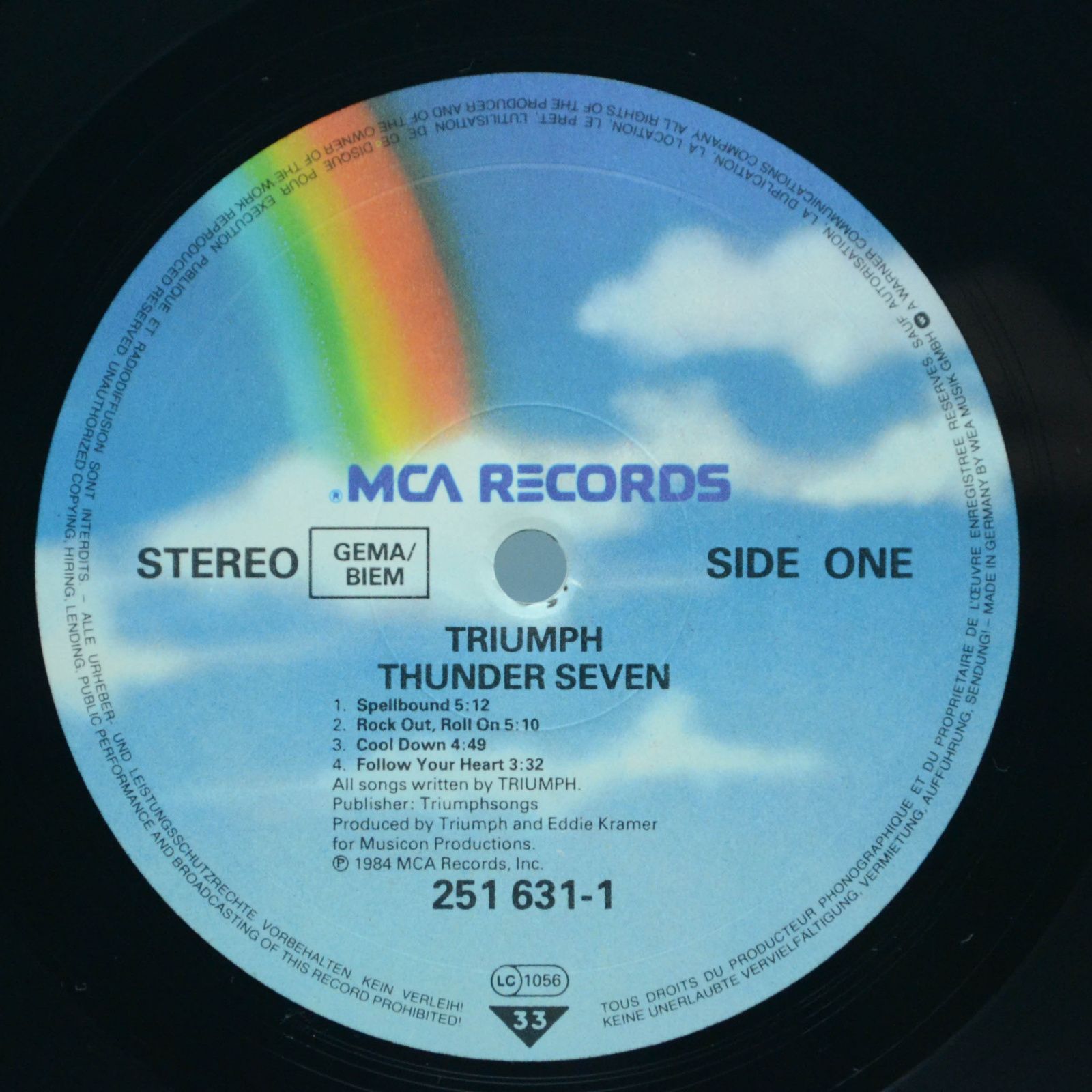 Triumph — Thunder Seven, 1985