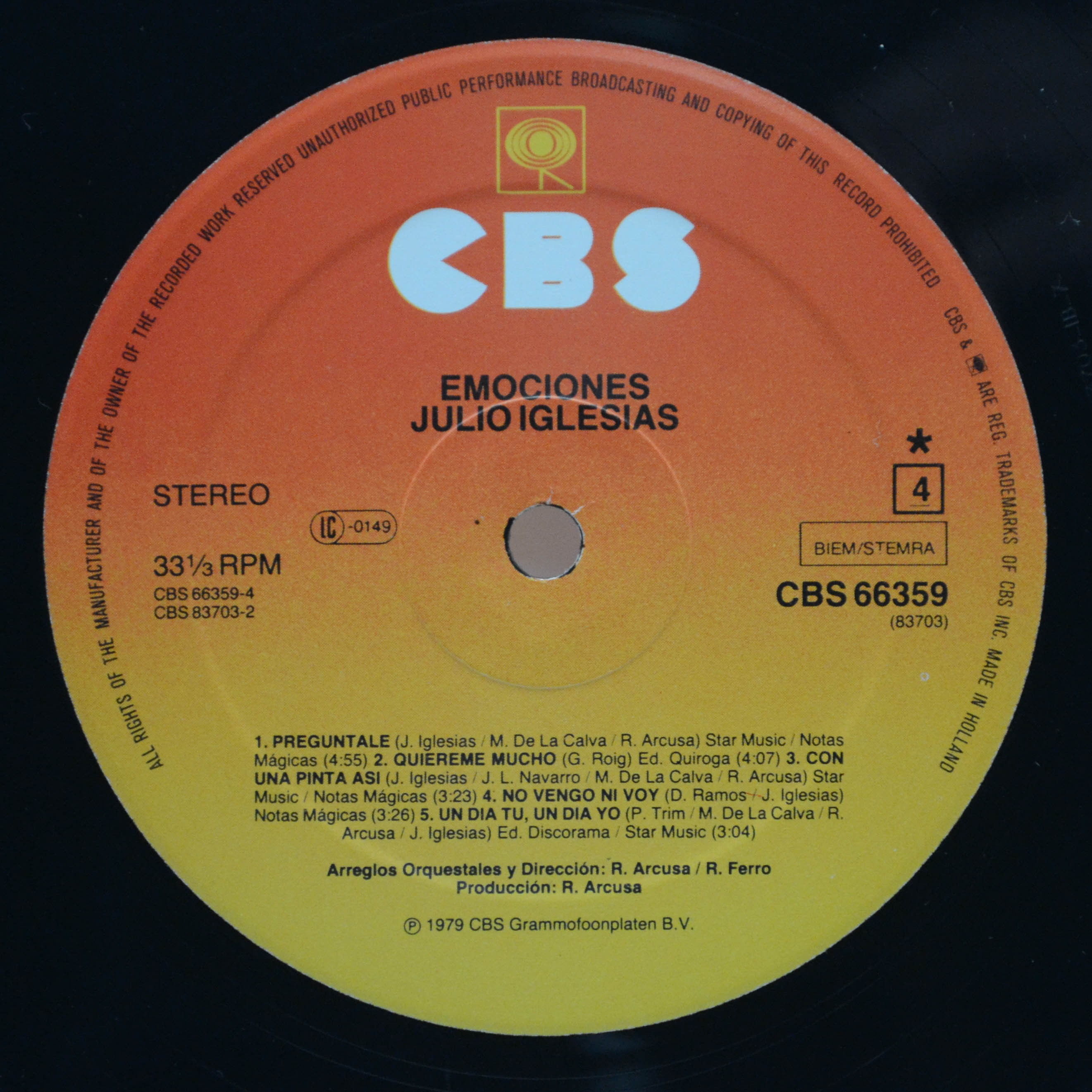 Julio Iglesias — 3 Gold Records (3LP, Box-set), 1980