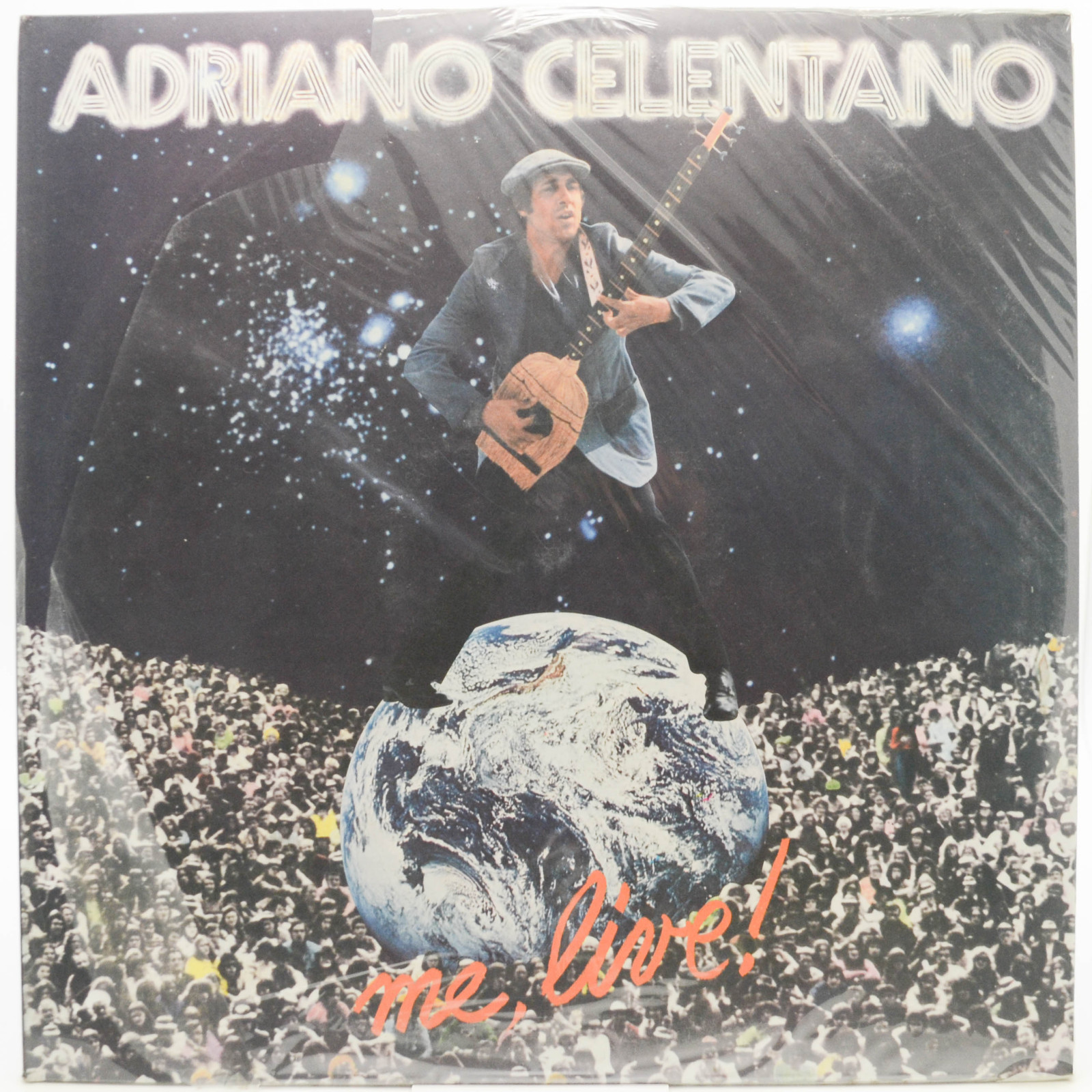 Adriano Celentano — Me, Live! (2LP, 1-st, Italy, Clan), 1979