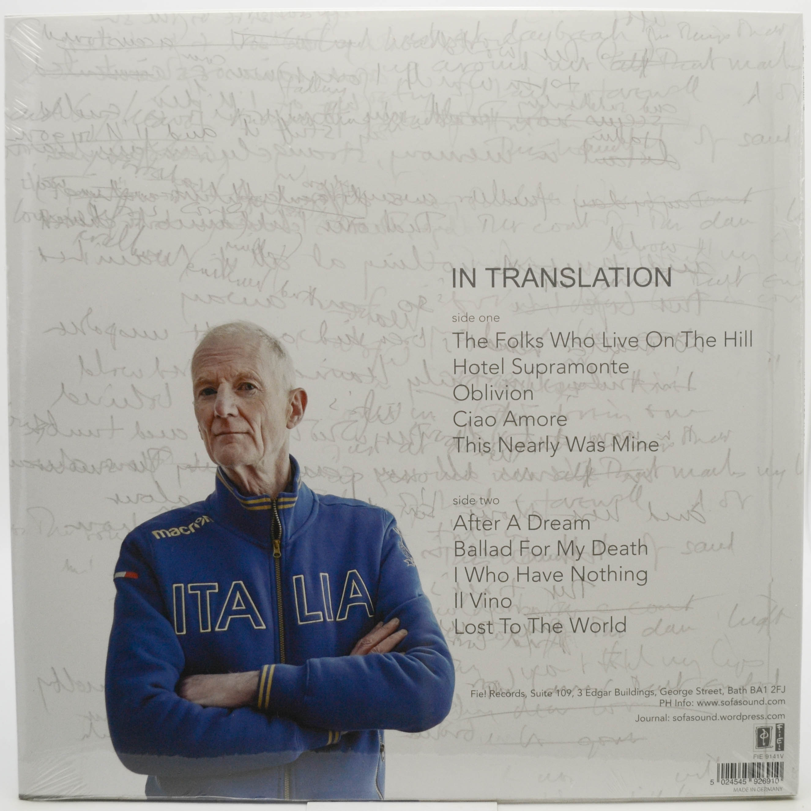Peter Hammill — In Translation (UK), 2021