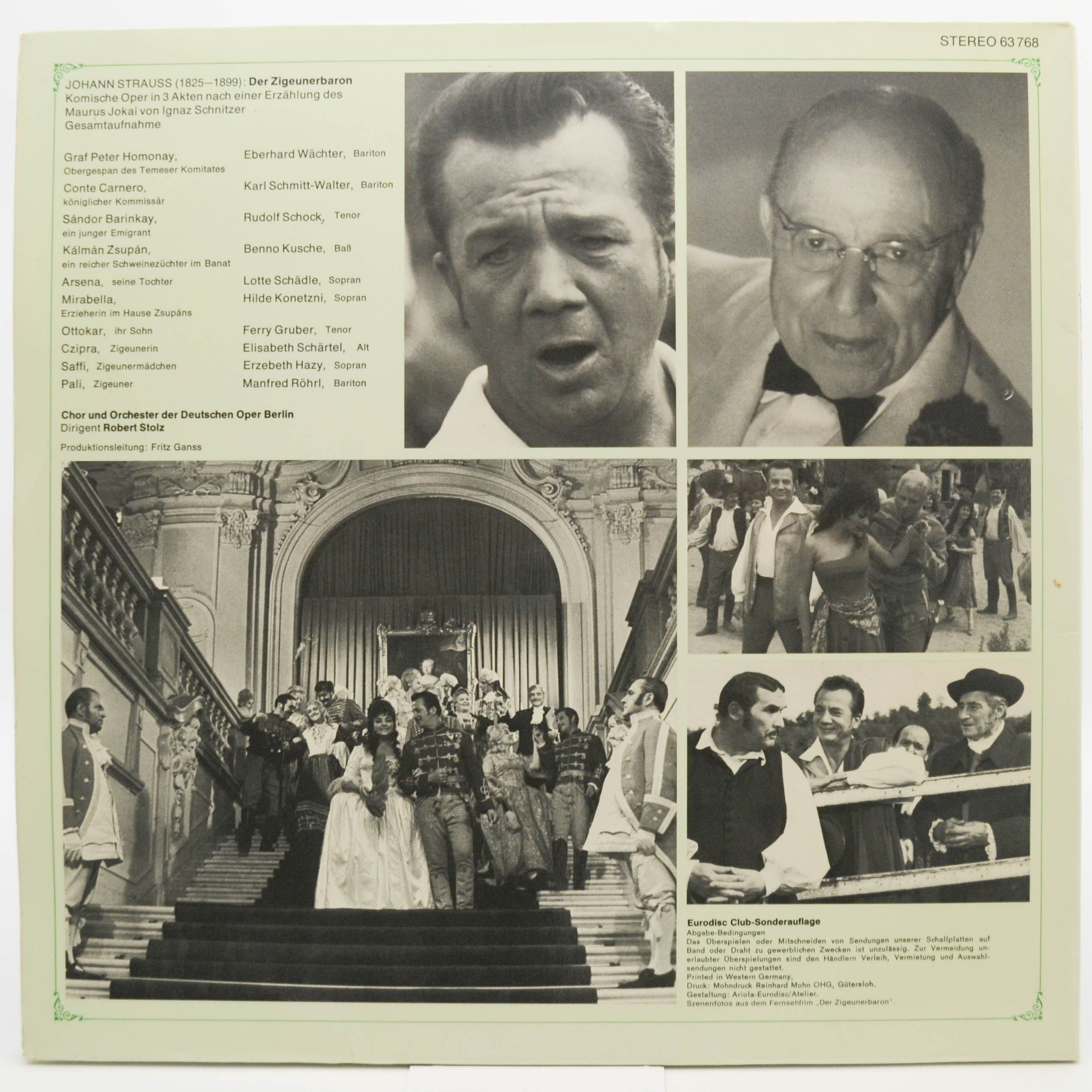 Johann Strauß, Robert Stolz — Der Zigeunerbaron (2LP), 1964