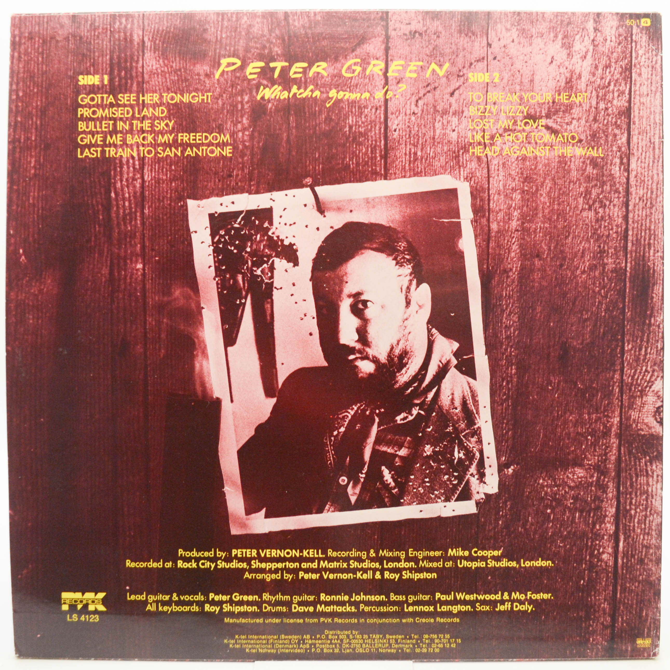 Peter Green — Whatcha Gonna Do?, 1981