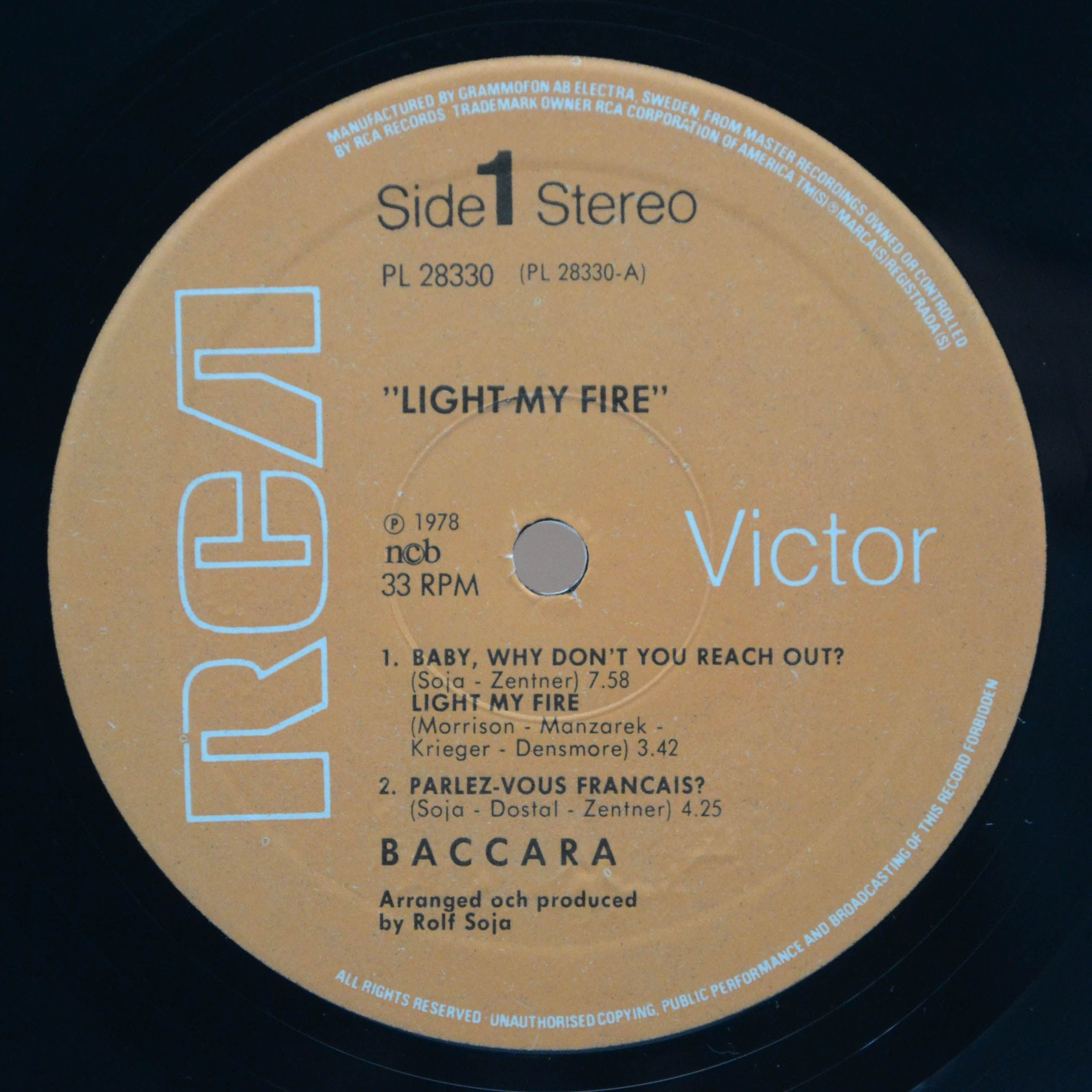 Baccara — Light My Fire, 1978