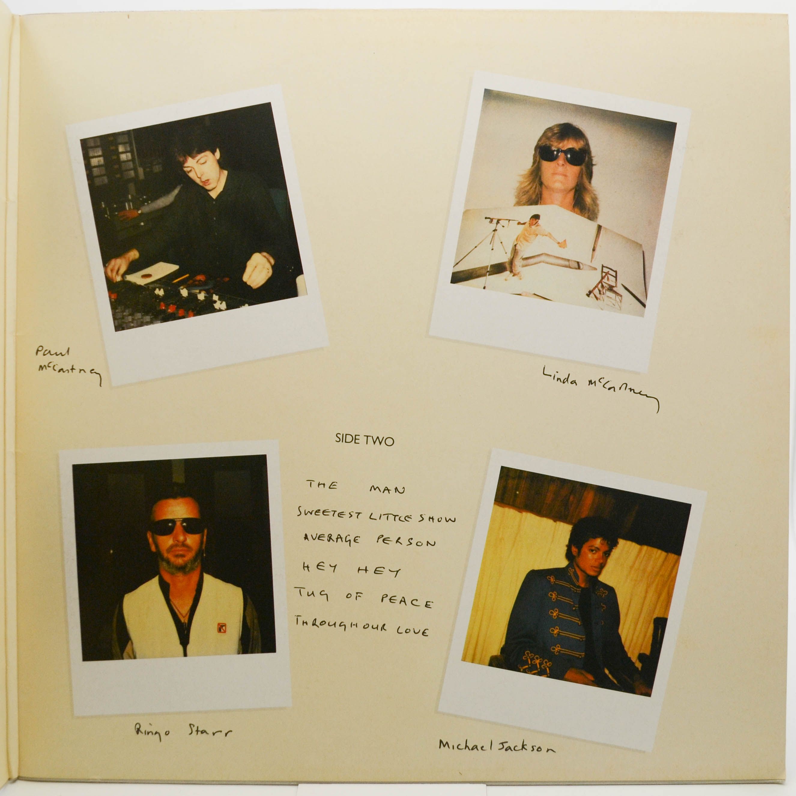 Paul McCartney — Pipes Of Peace, 1983