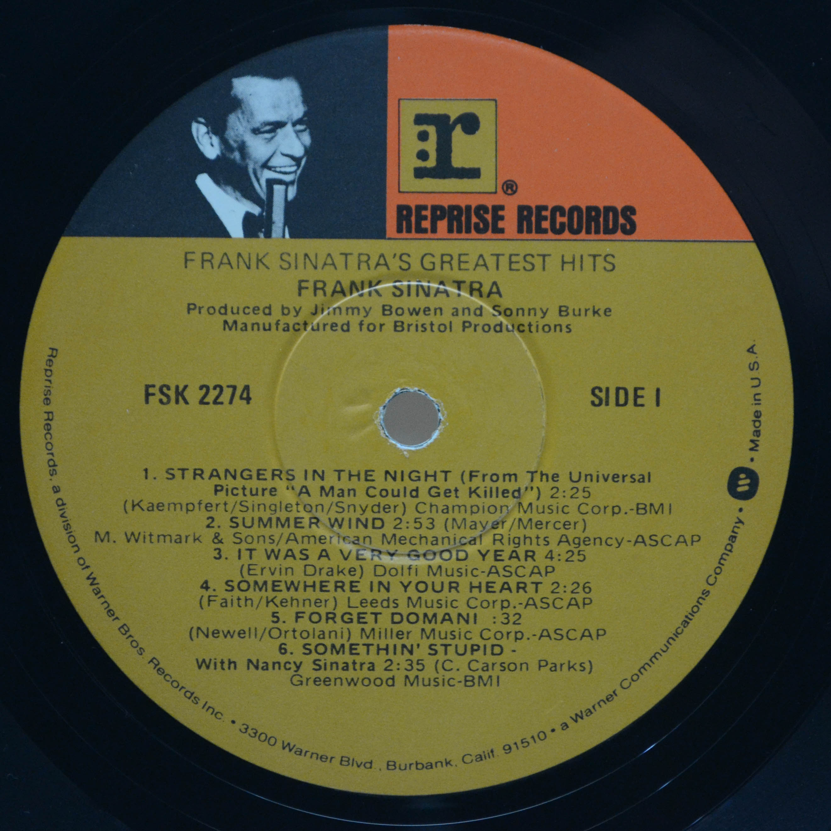 Frank Sinatra — Frank Sinatra's Greatest Hits (USA), 1967