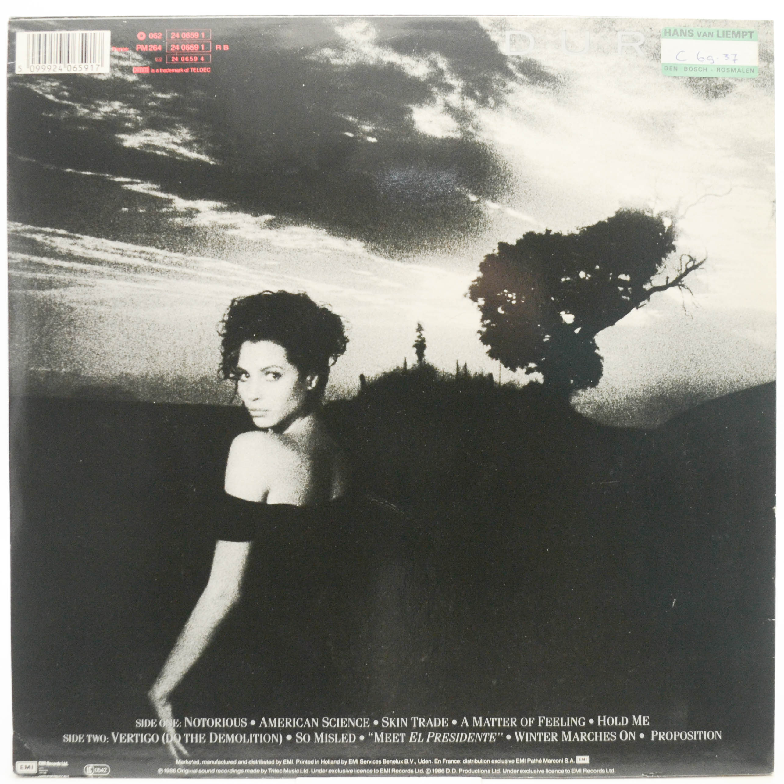 Duran Duran — Notorious, 1986