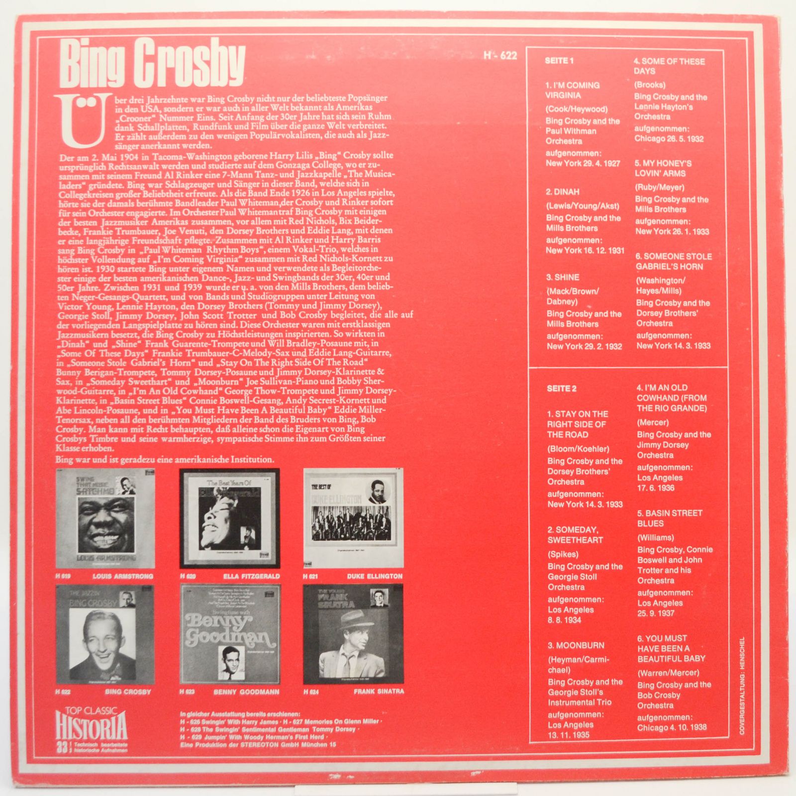 Bing Crosby — The Jazzin' Bing Crosby, 1970