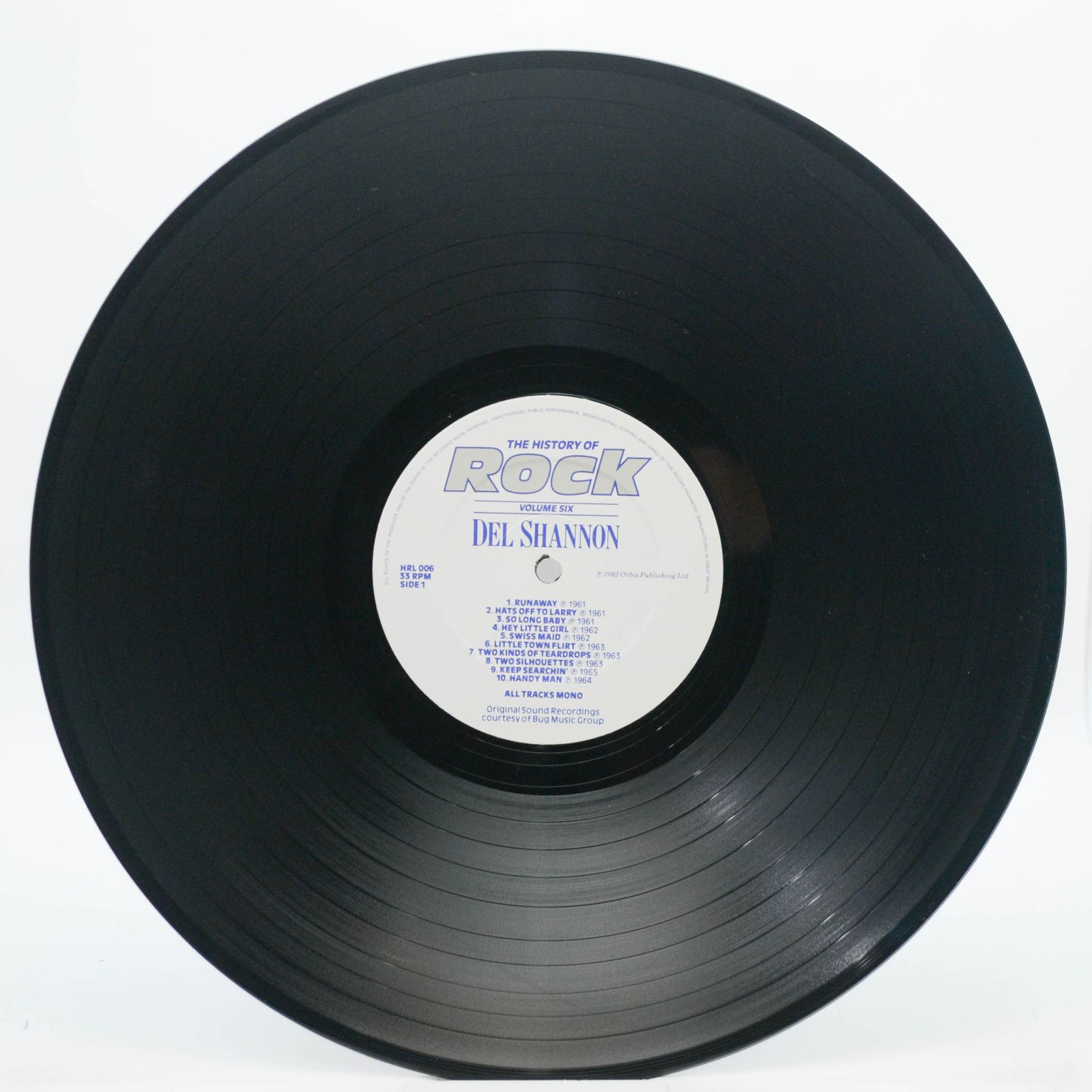 Del Shannon / Neil Sedaka / Paul Anka / Dion — The History Of Rock (Volume Six) (2LP, UK), 1982