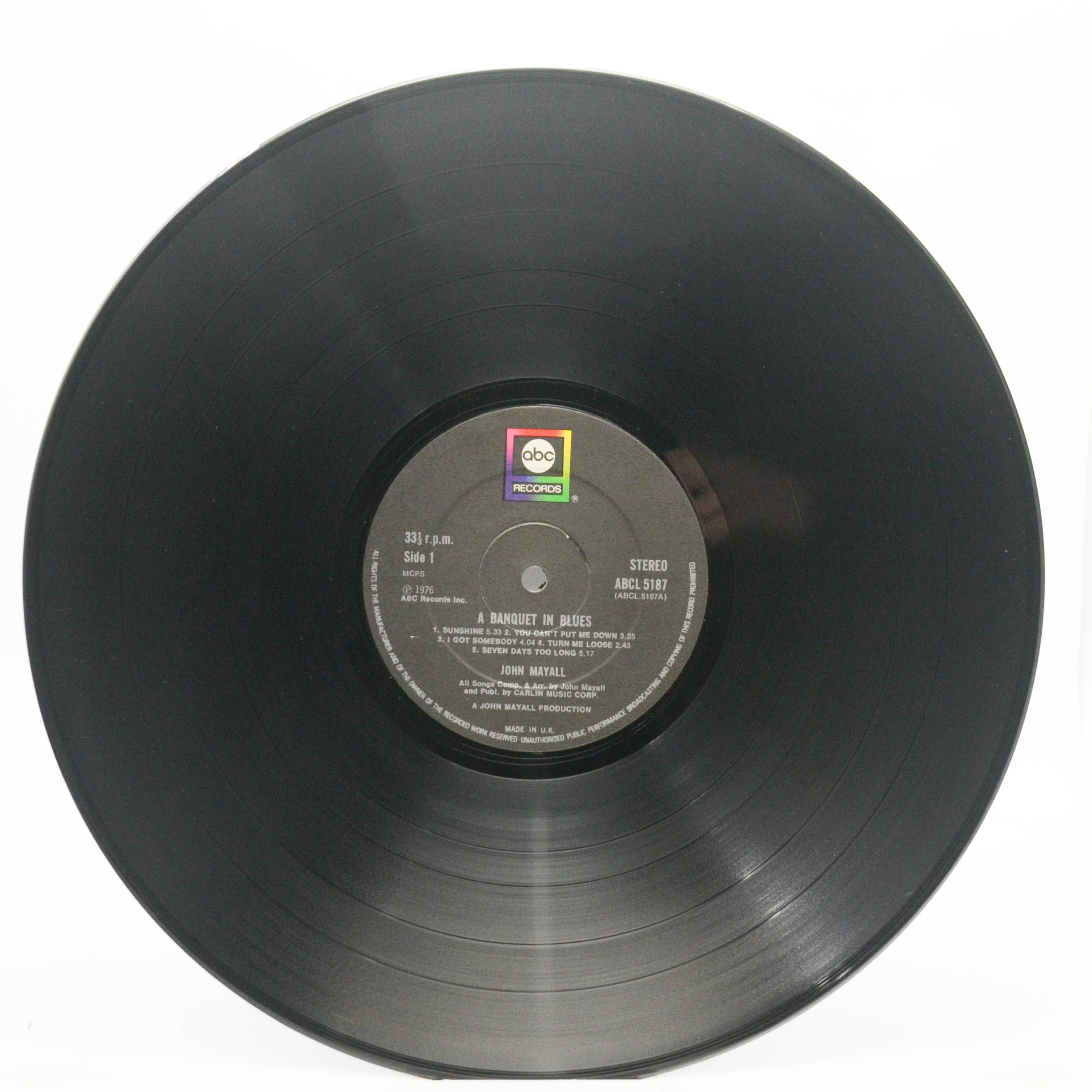 John Mayall — A Banquet In Blues (UK), 1976