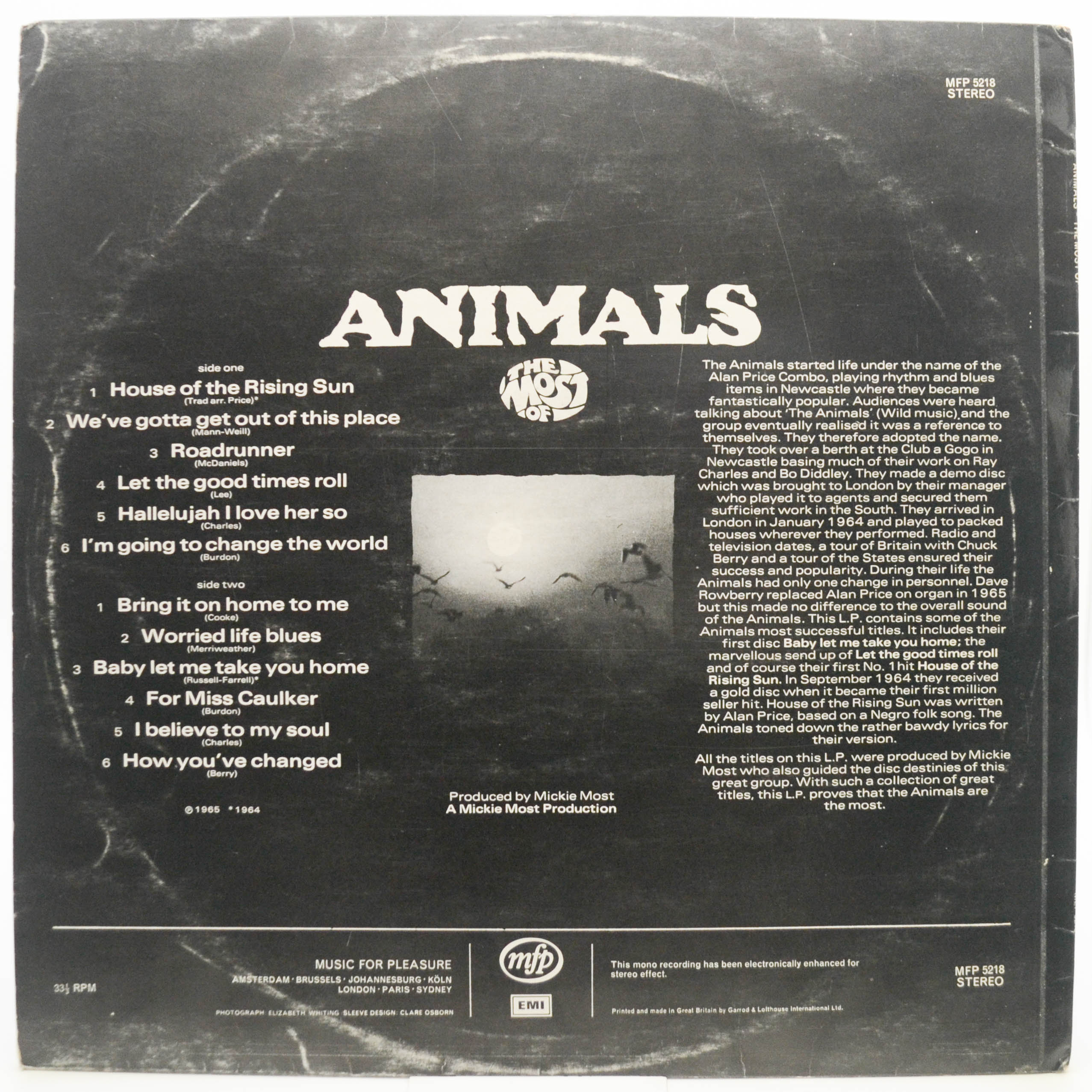 Animals — The Most Of (UK), 1971
