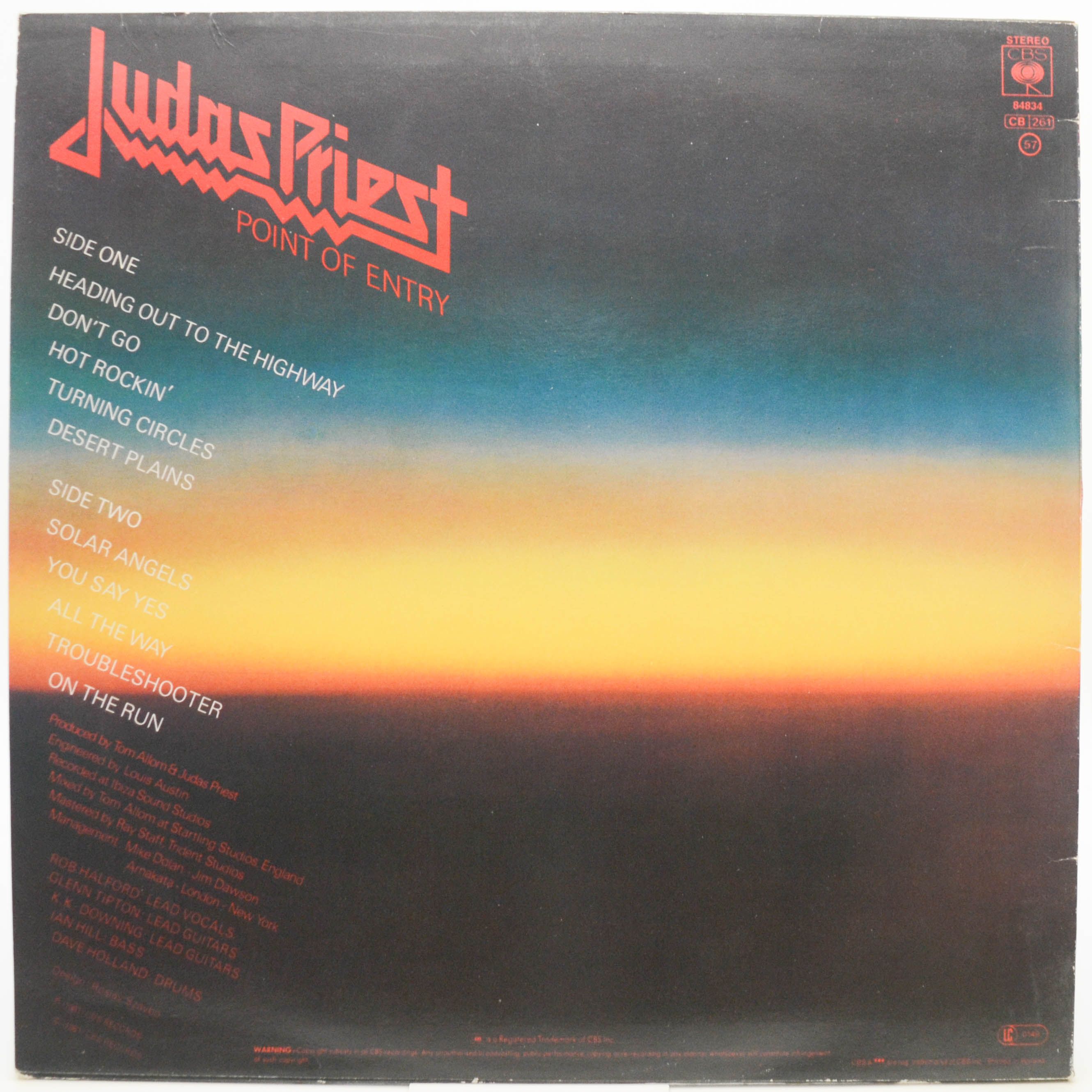 Judas Priest — Point Of Entry, 1981