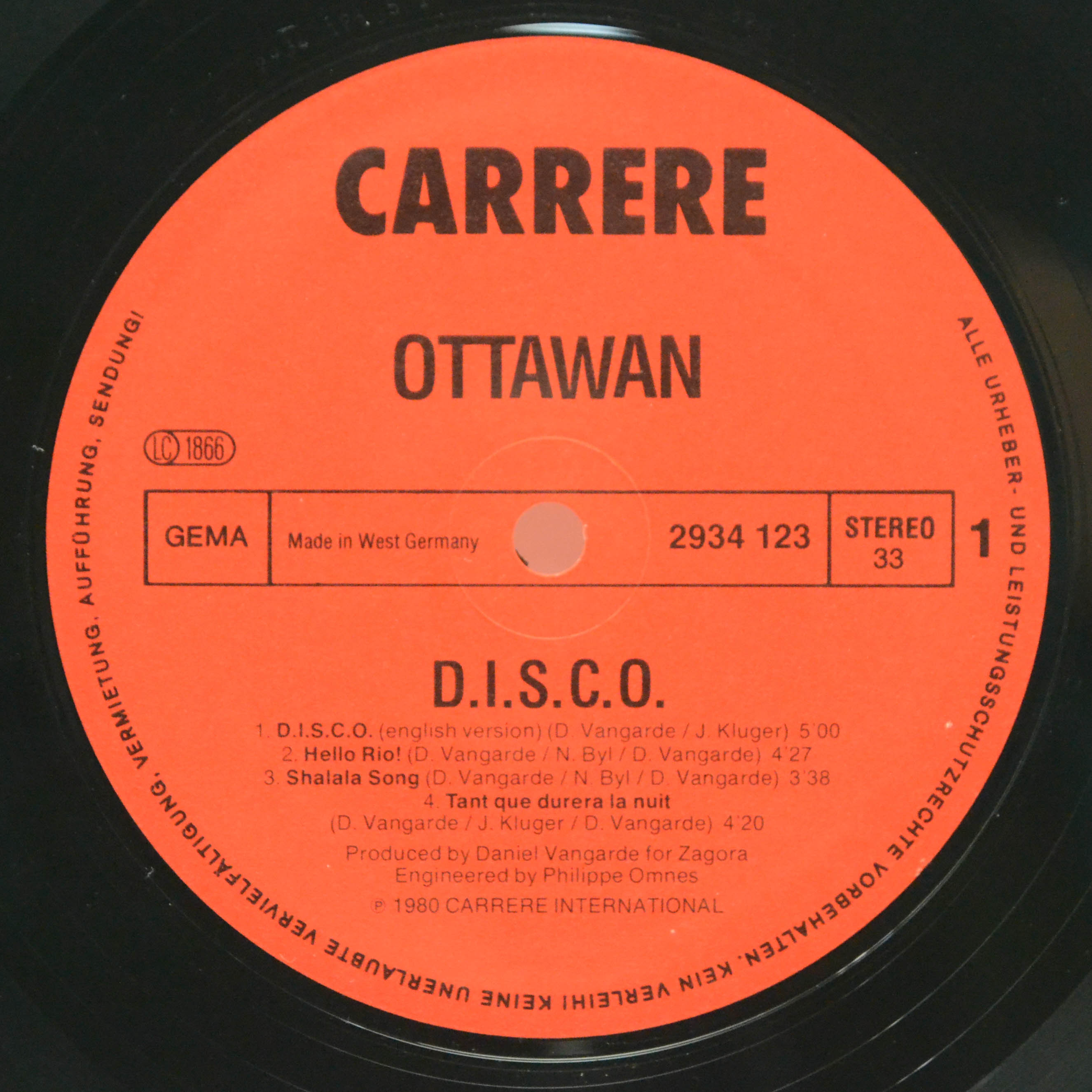 Ottawan — D.I.S.C.O., 1980