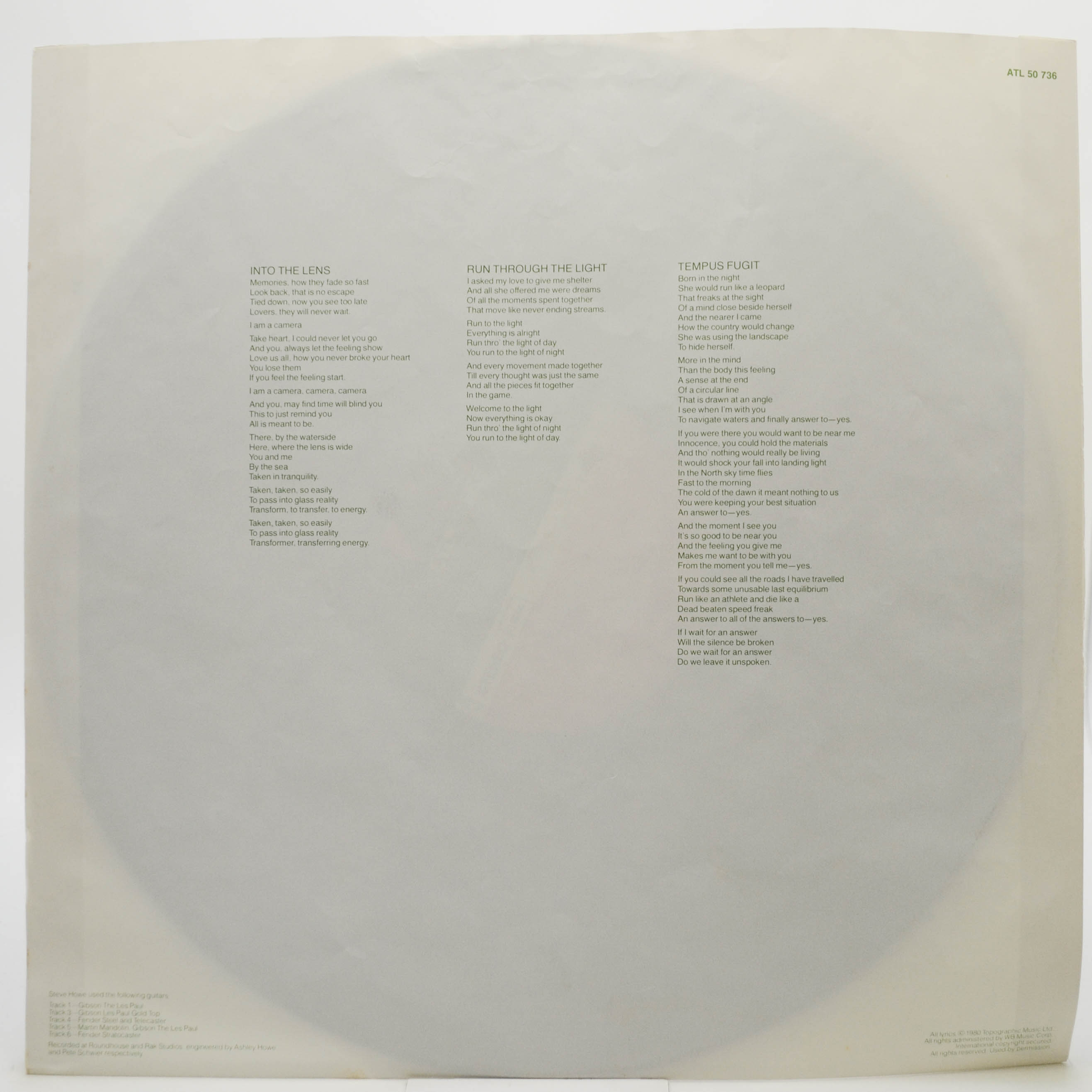 Yes — Drama, 1980