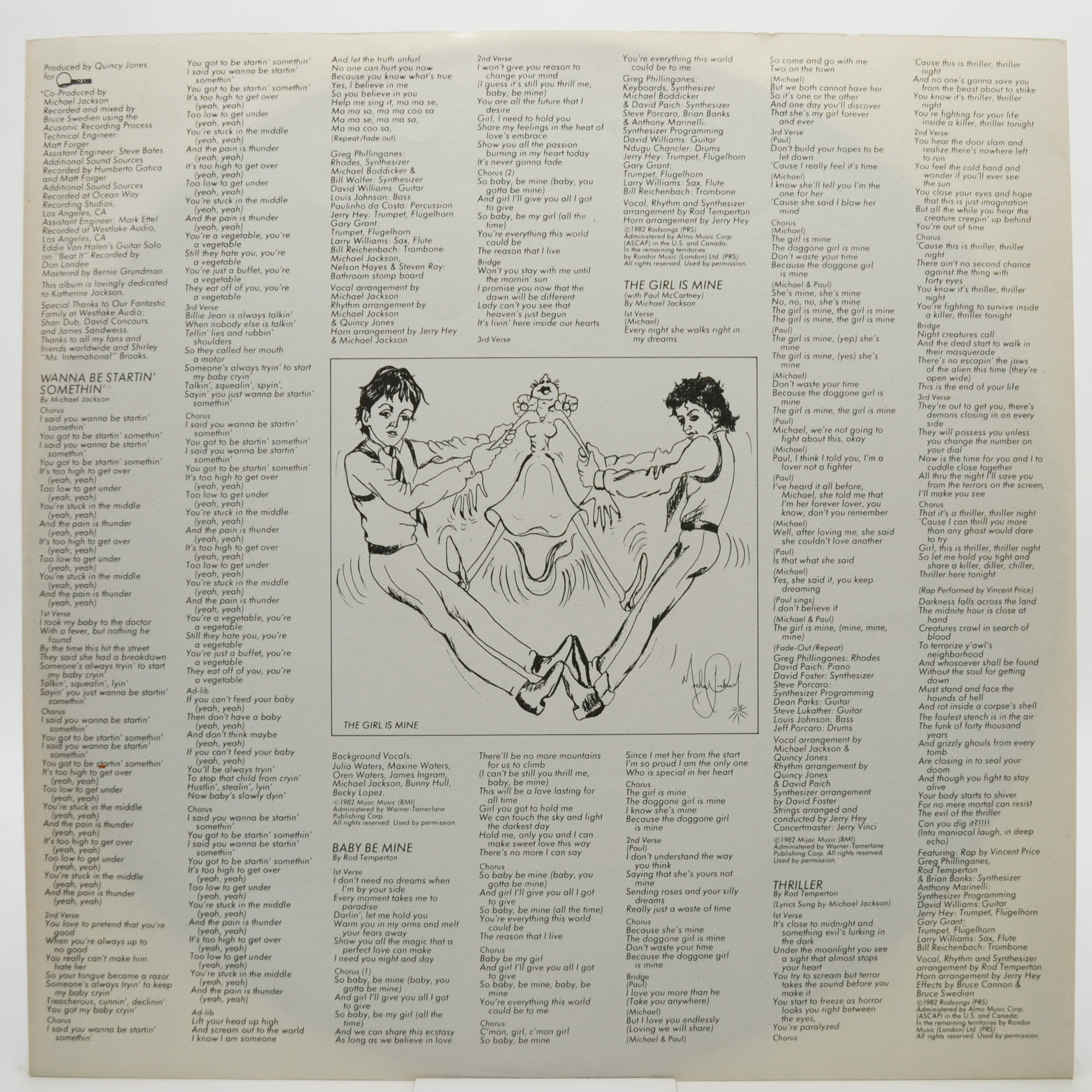 Michael Jackson — Thriller, 1982