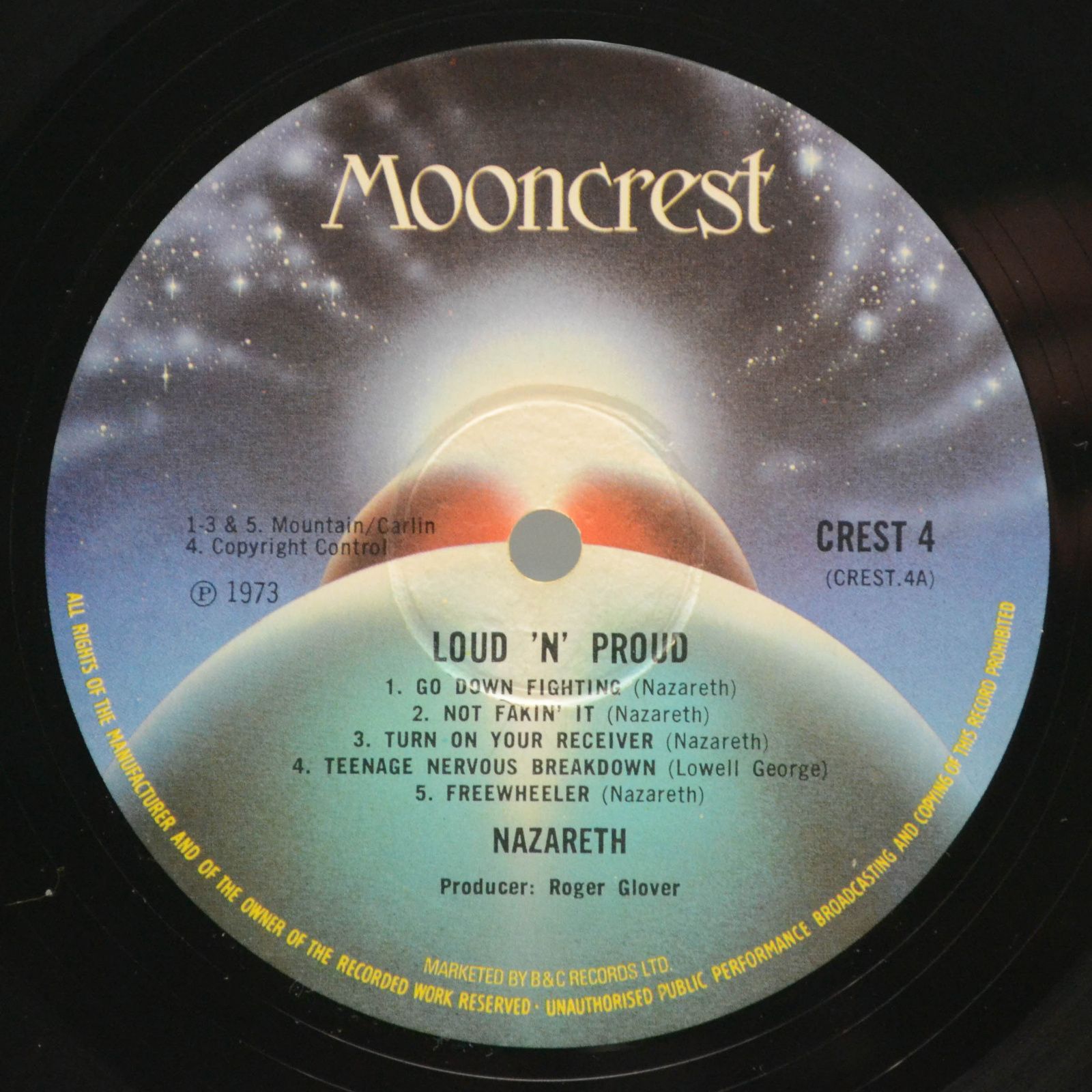 Nazareth — Loud'N'Proud (1-st, UK), 1973