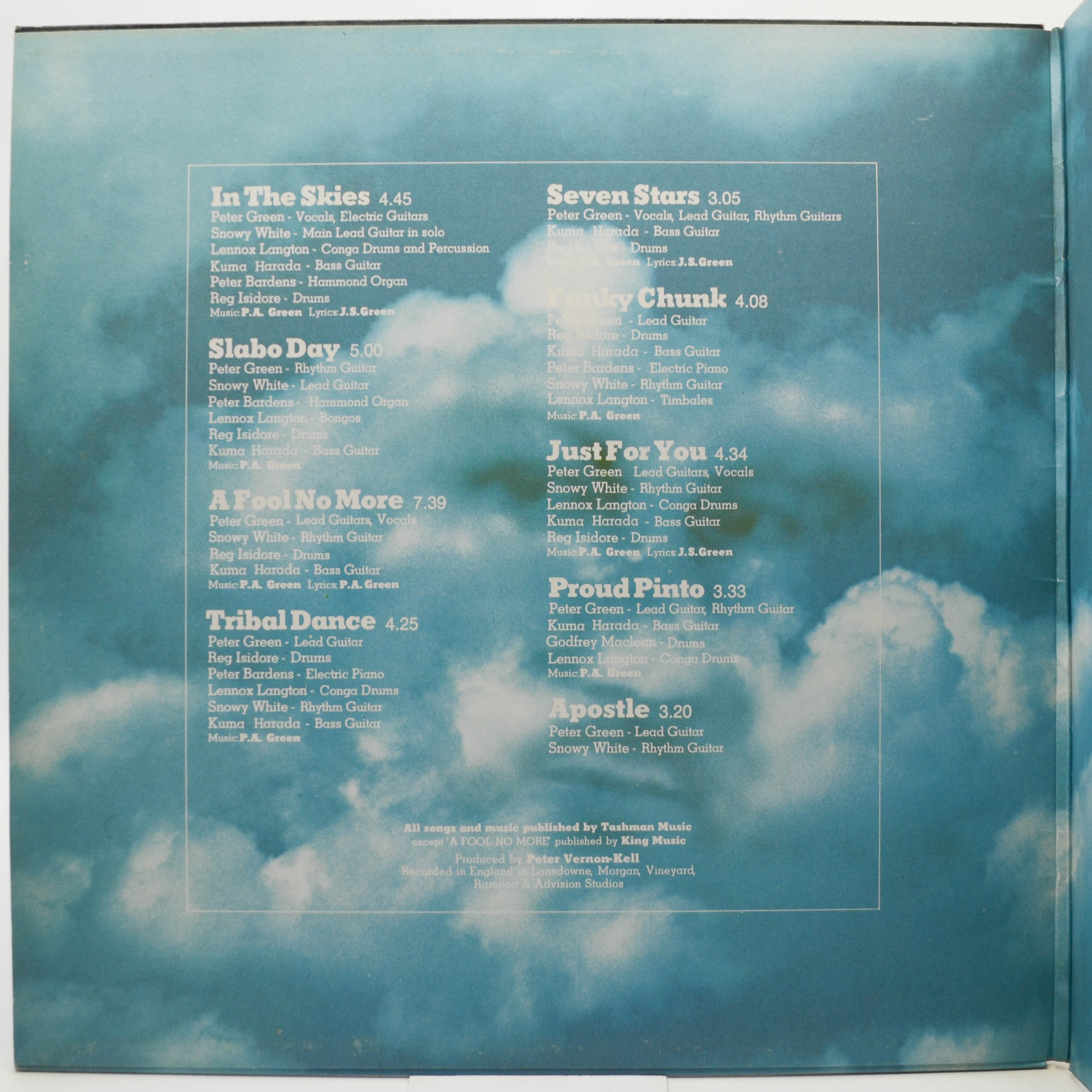 Peter Green — In The Skies, 1979