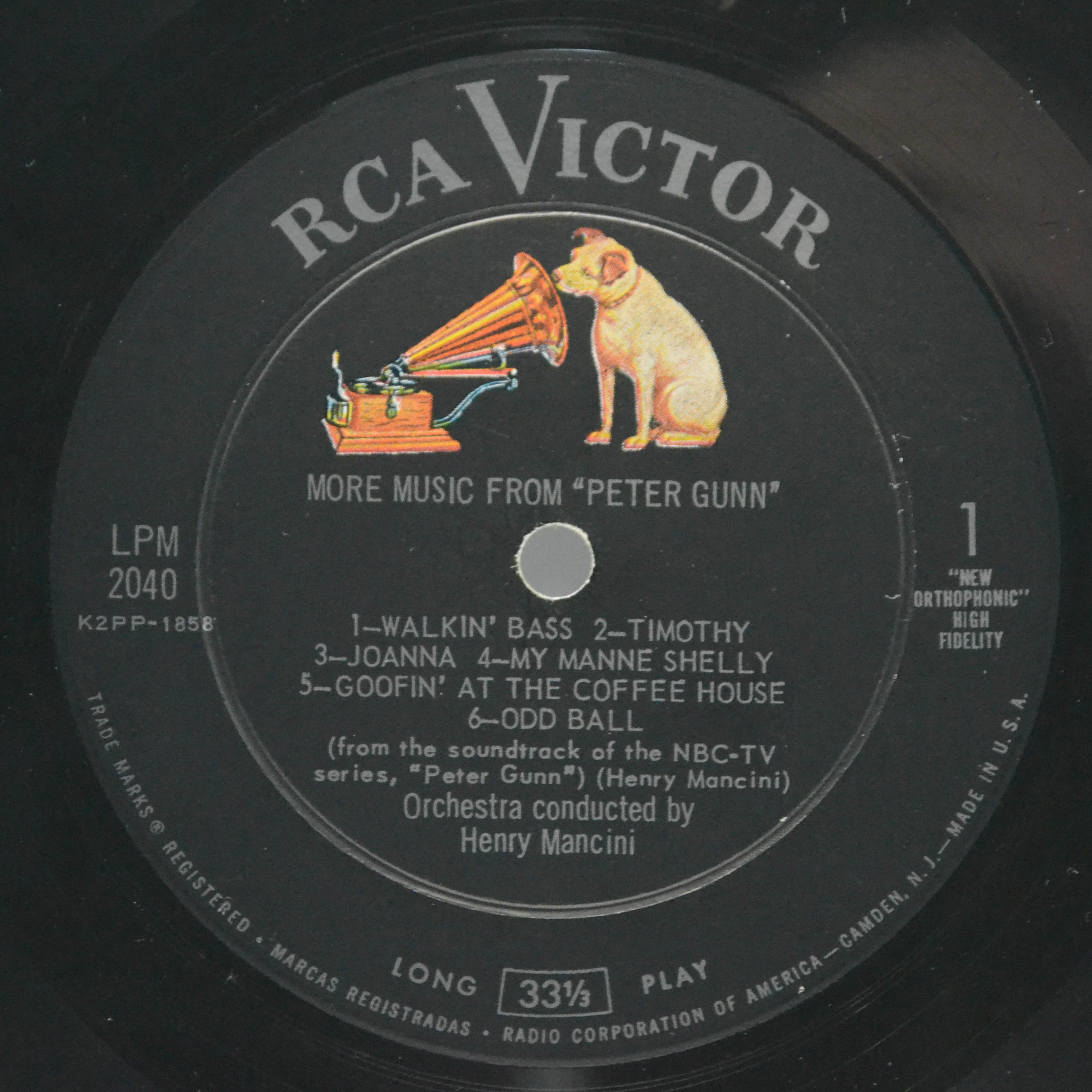 Henry Mancini — More Music From Peter Gunn (1-st, USA), 1959