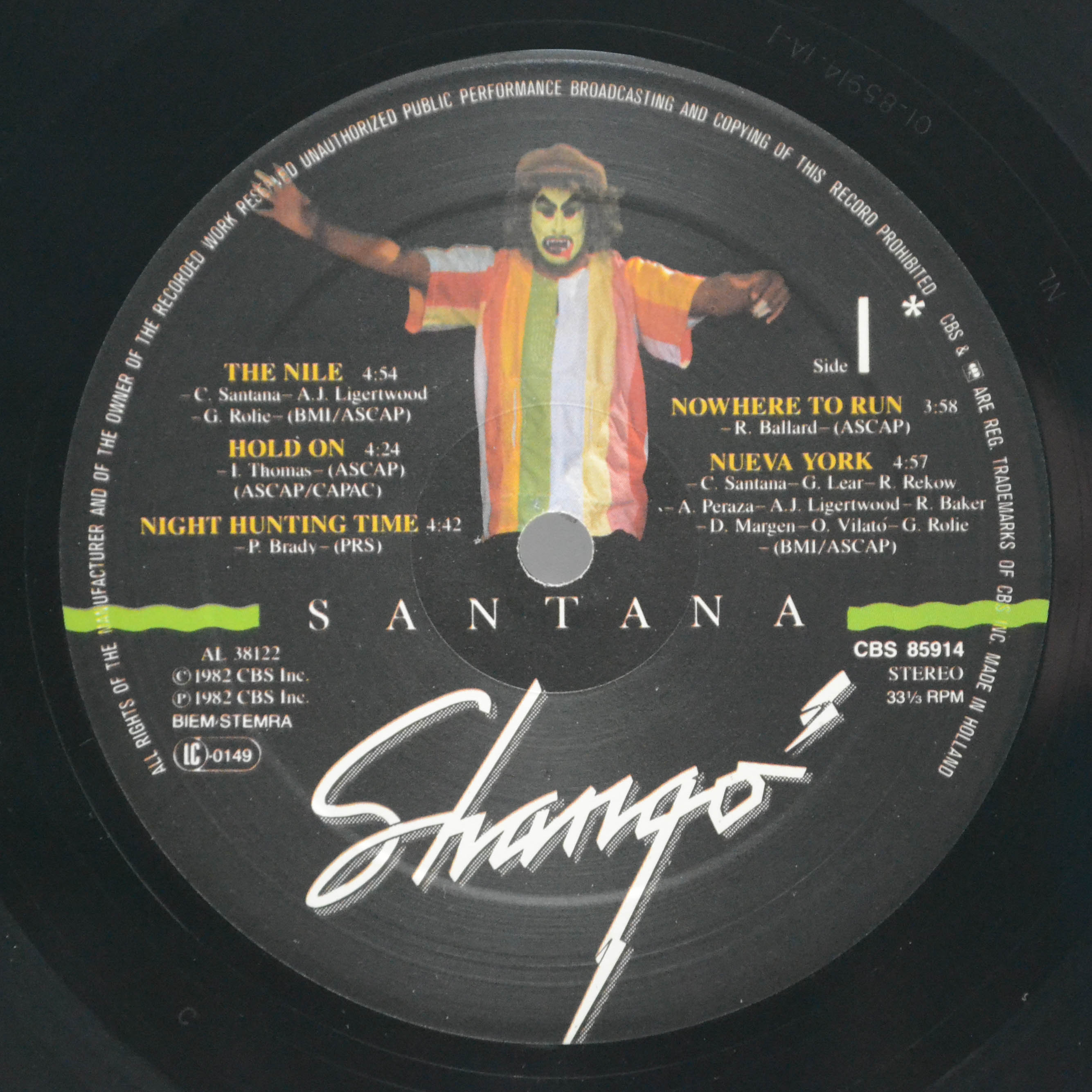 Santana — Shango, 1982