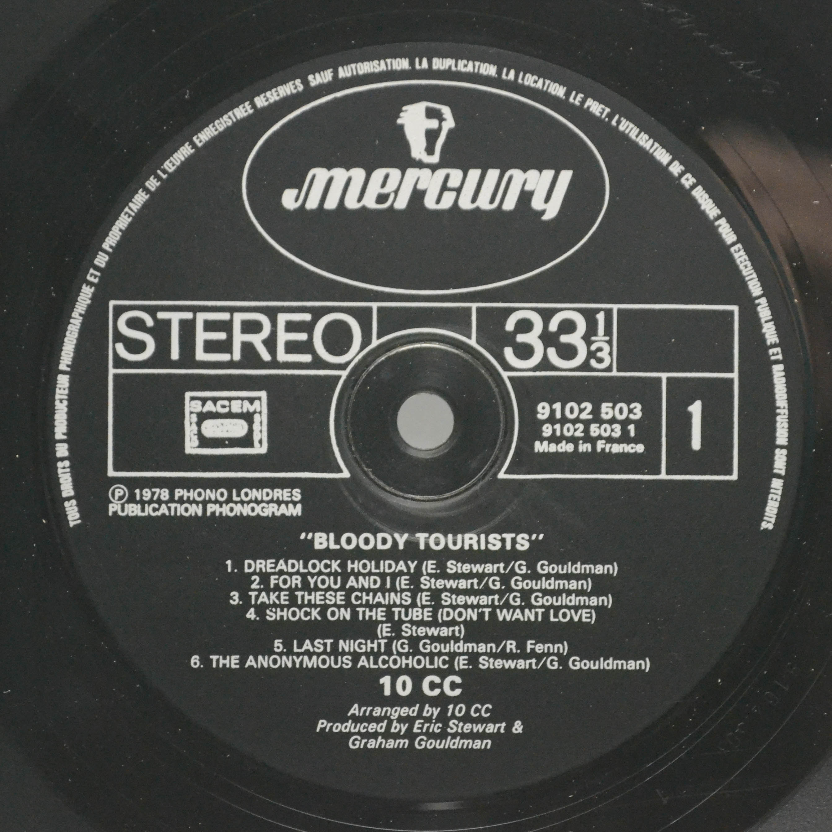 10cc — Bloody Tourists, 1978