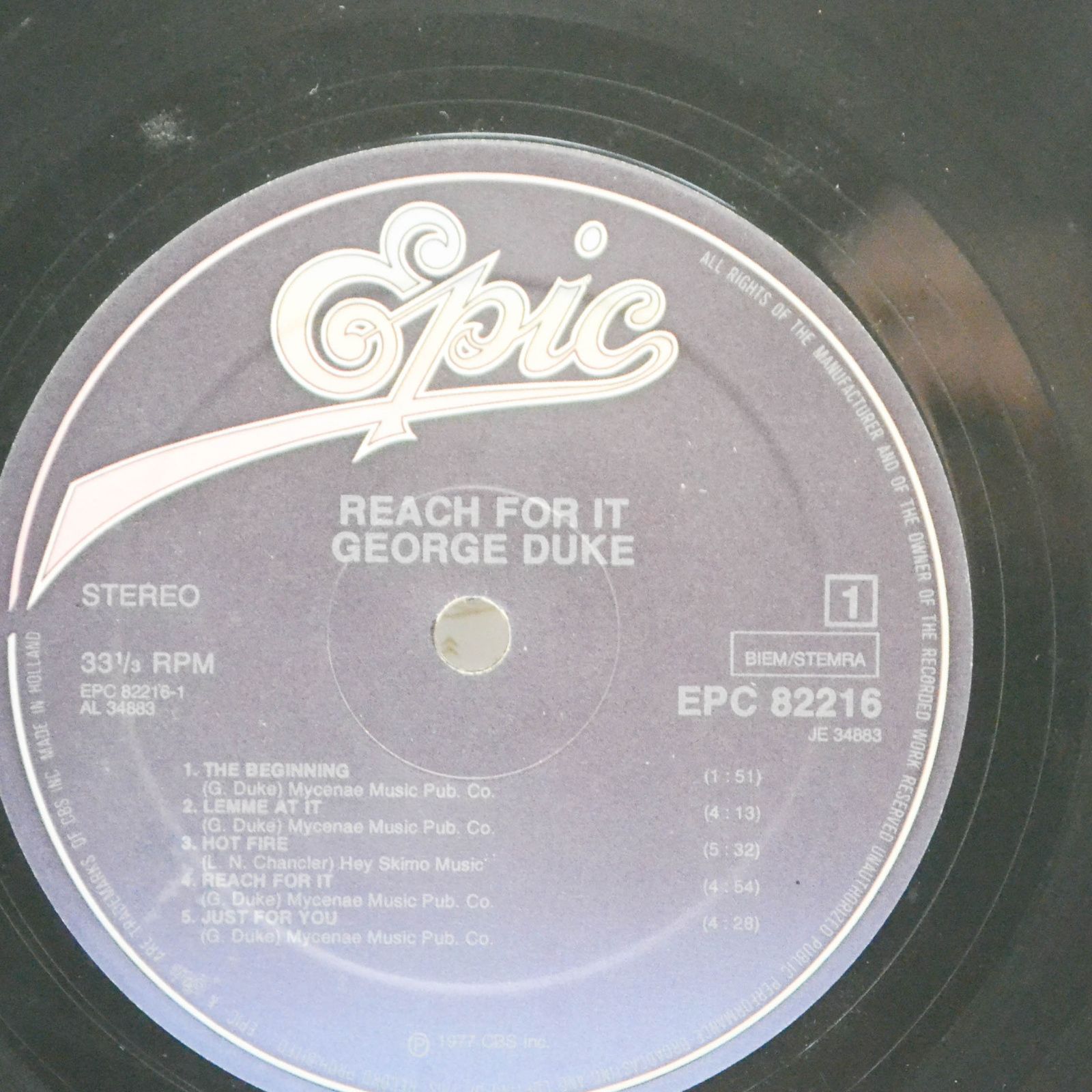 George Duke — Reach For It, 1977