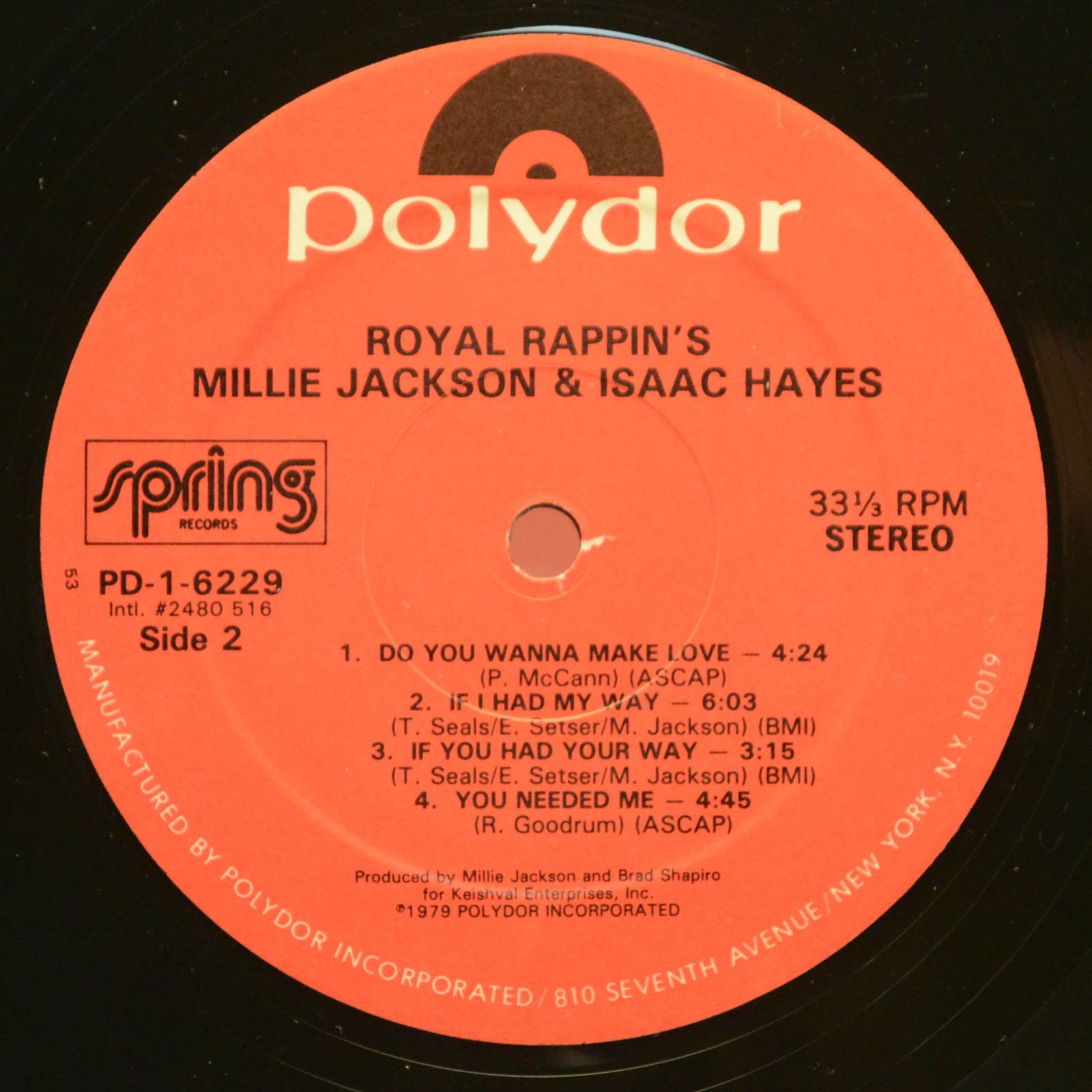 Millie Jackson & Isaac Hayes — Royal Rappin's (USA), 1979