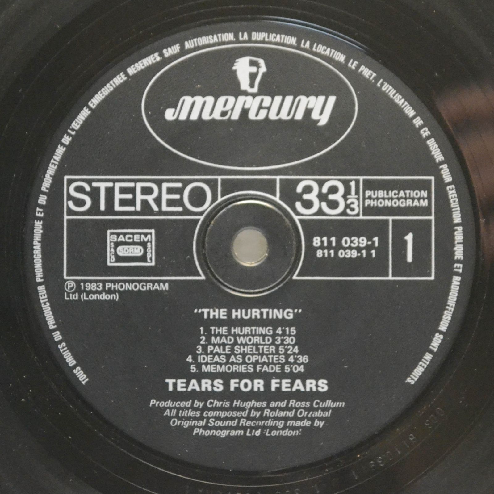 Tears For Fears — The Hurting, 1983
