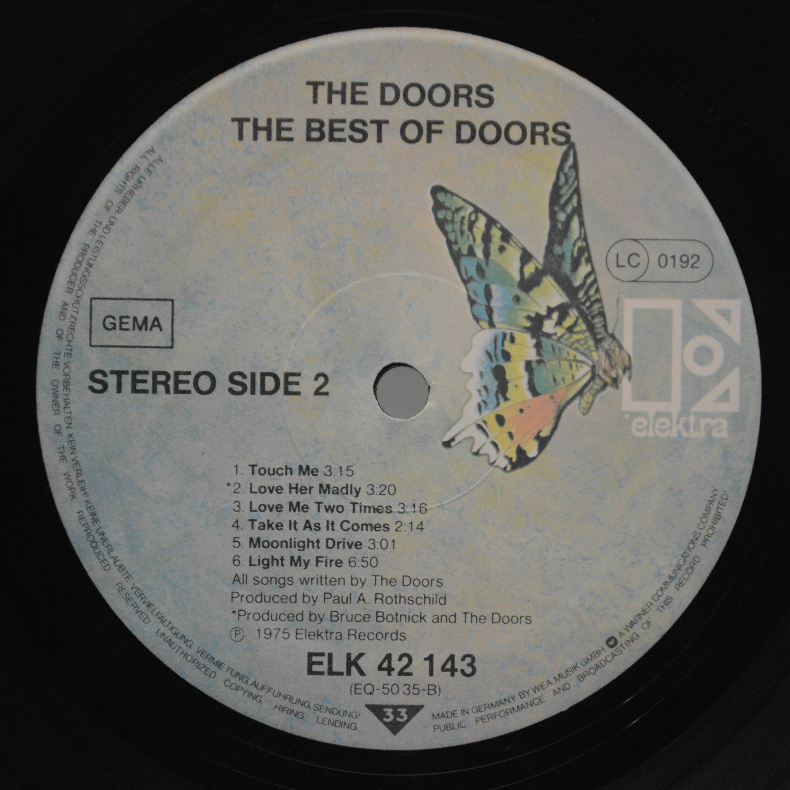 Виниловая пластинка Doors — The Best Of Doors, 1973