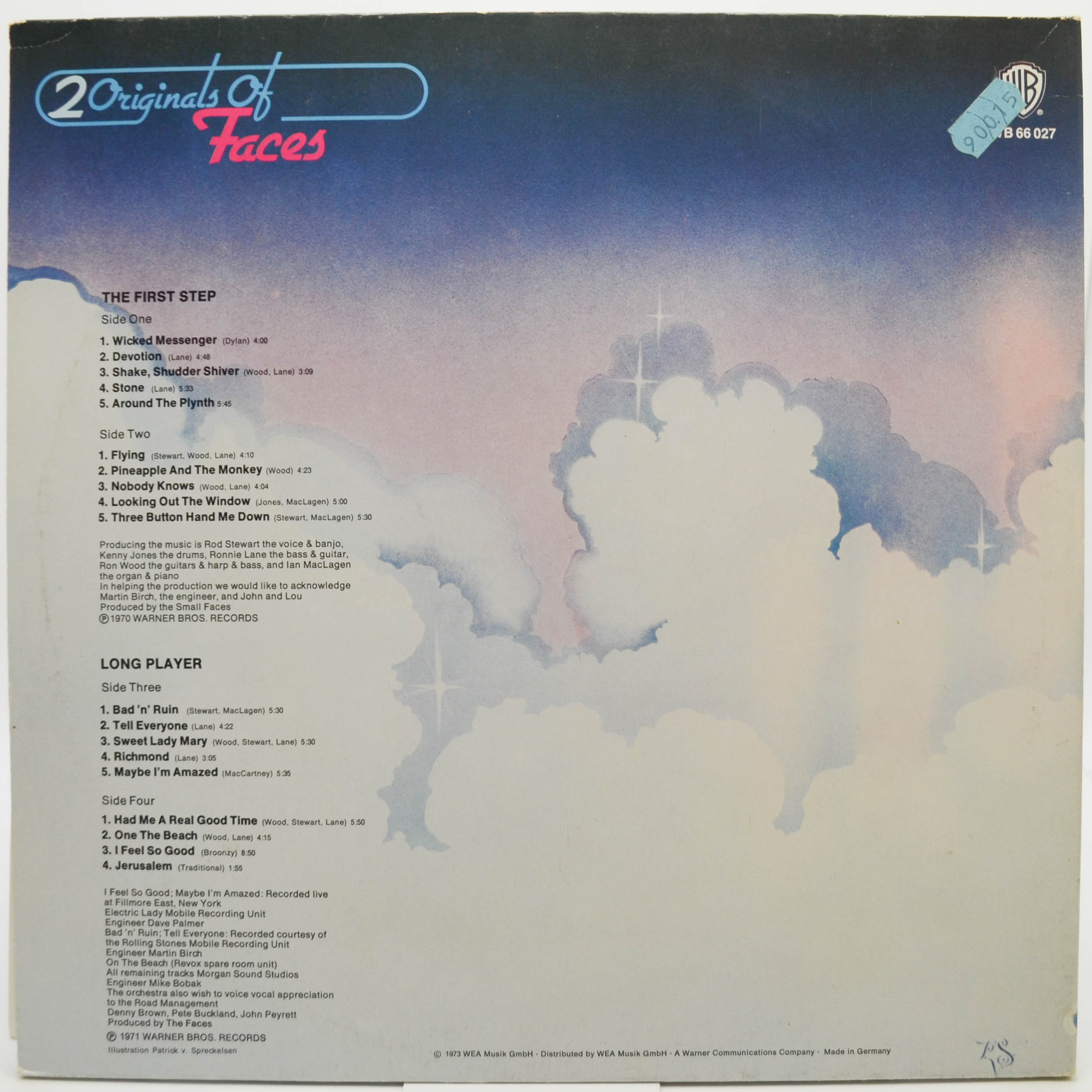 Виниловая пластинка Faces — 2 Originals Of Faces (2LP), 1973