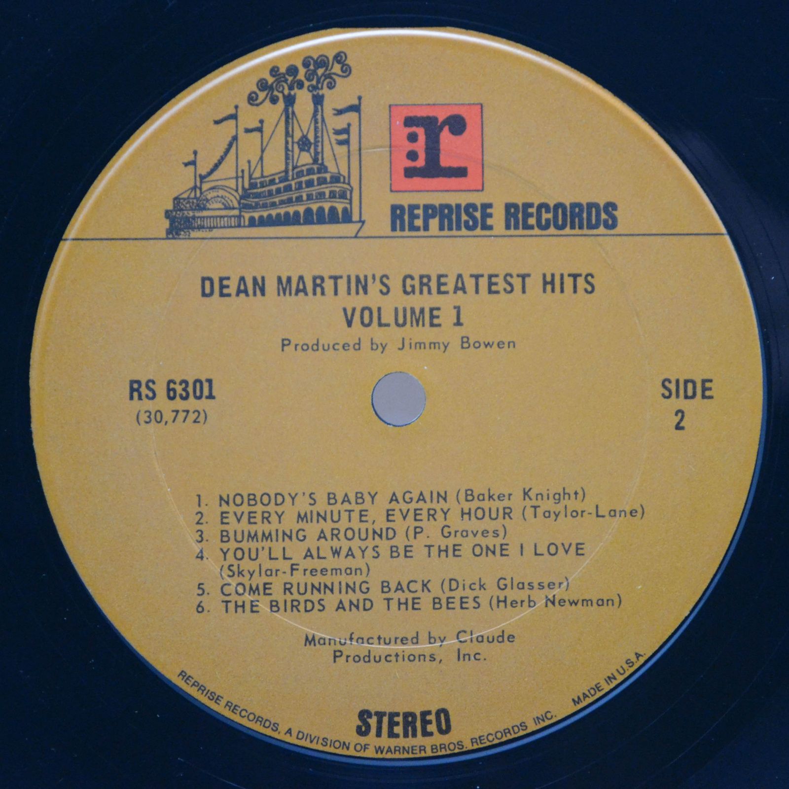 Dean Martin — Dean Martin's Greatest Hits! Vol.1 (USA), 1968