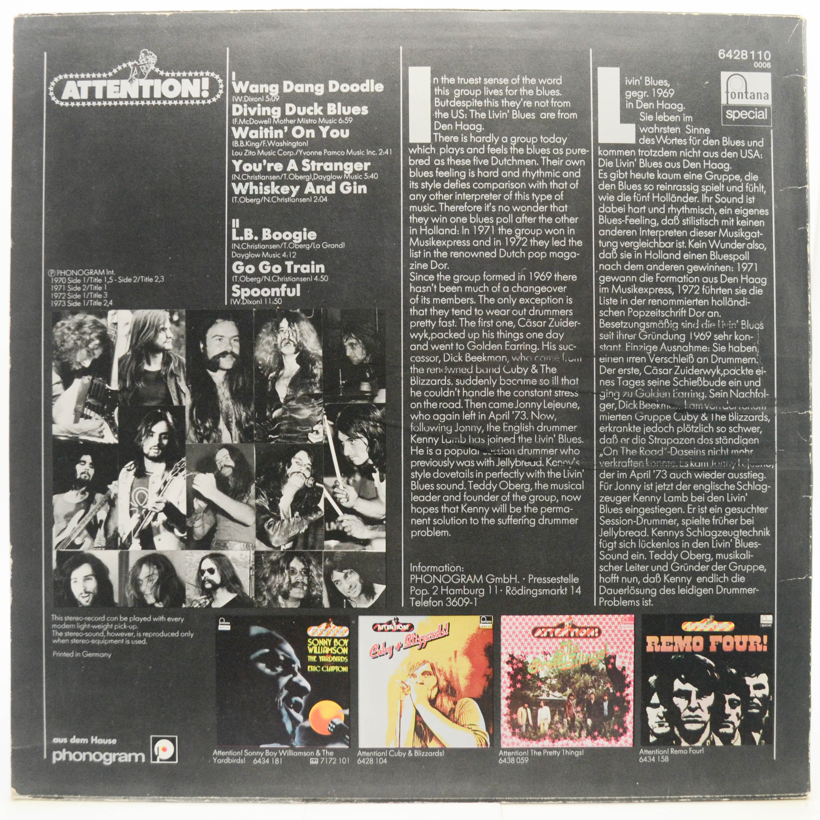 Livin' Blues — Attention! Livin' Blues, 1973