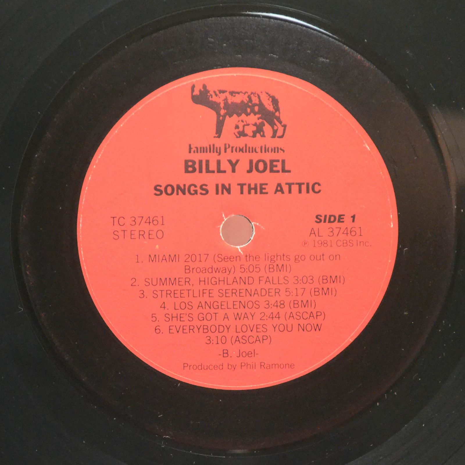 Billy Joel — Songs In The Attic (USA), 1981