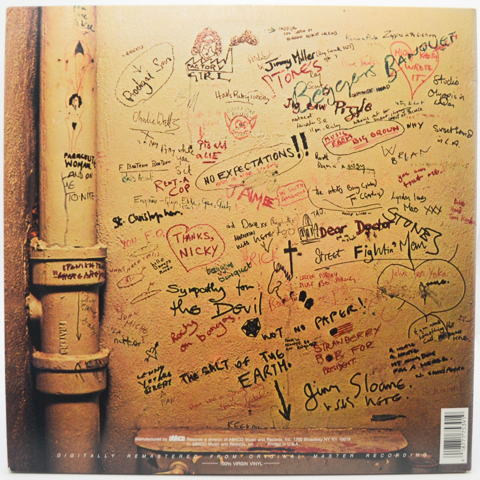 Rolling Stones — Beggars Banquet (USA), 1968