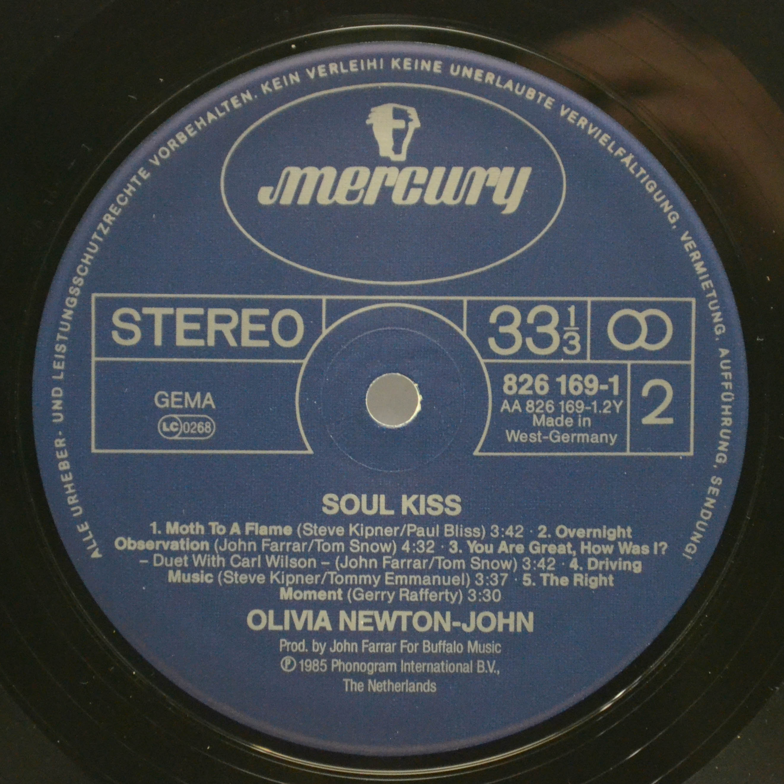 Olivia Newton-John — Soul Kiss, 1985