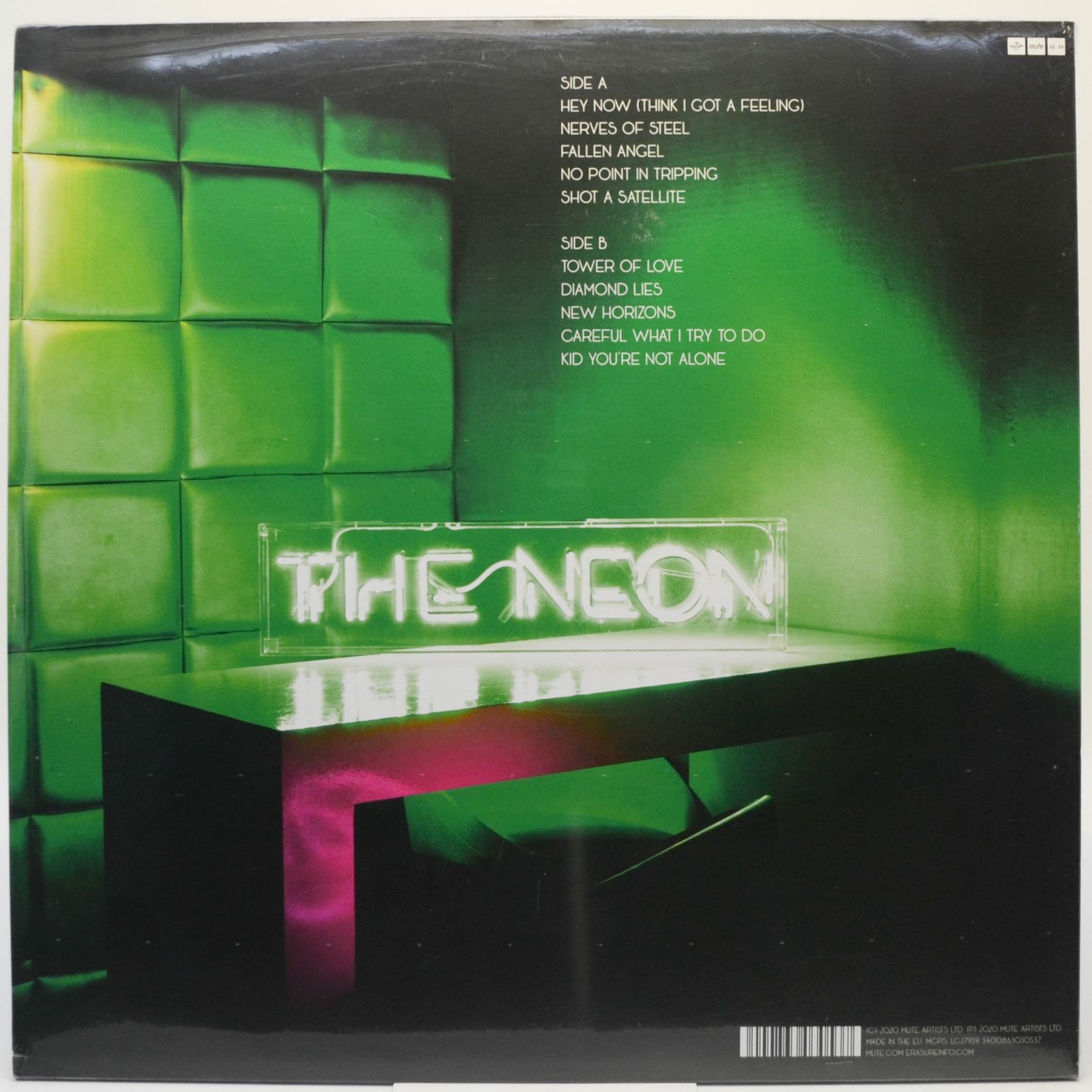 Erasure — The Neon, 2020