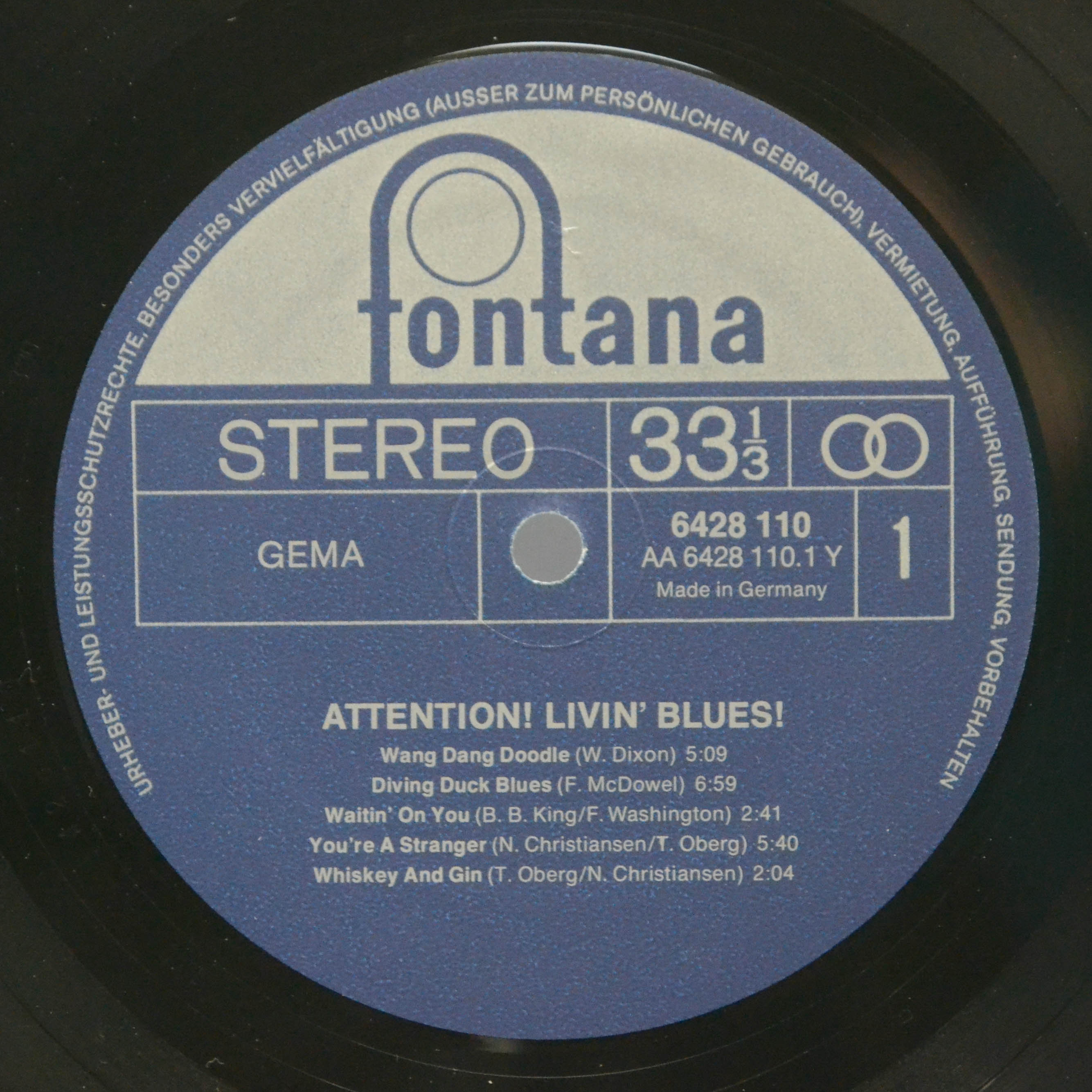 Livin' Blues — Attention! Livin' Blues, 1973
