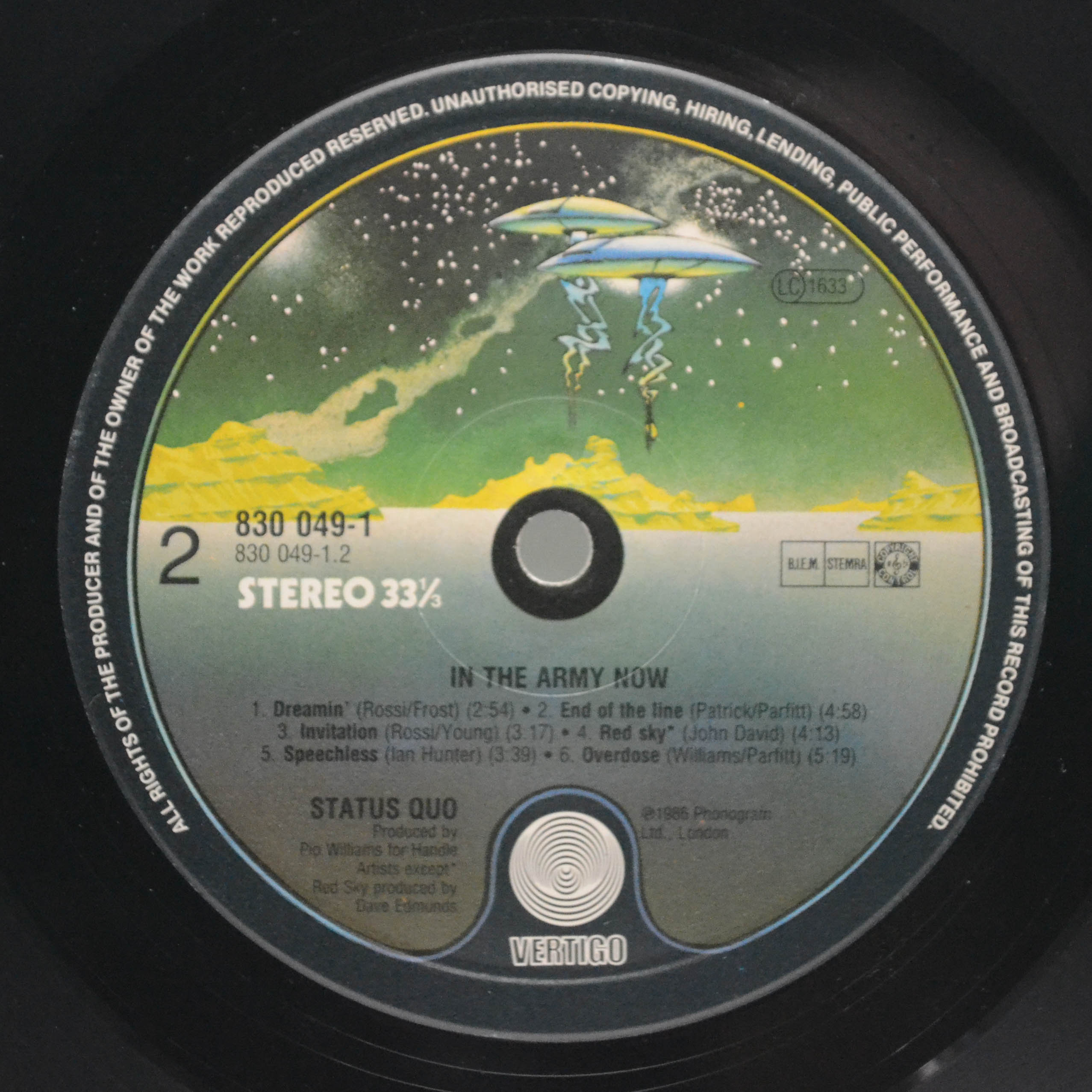 Status Quo — In The Army Now, 1986