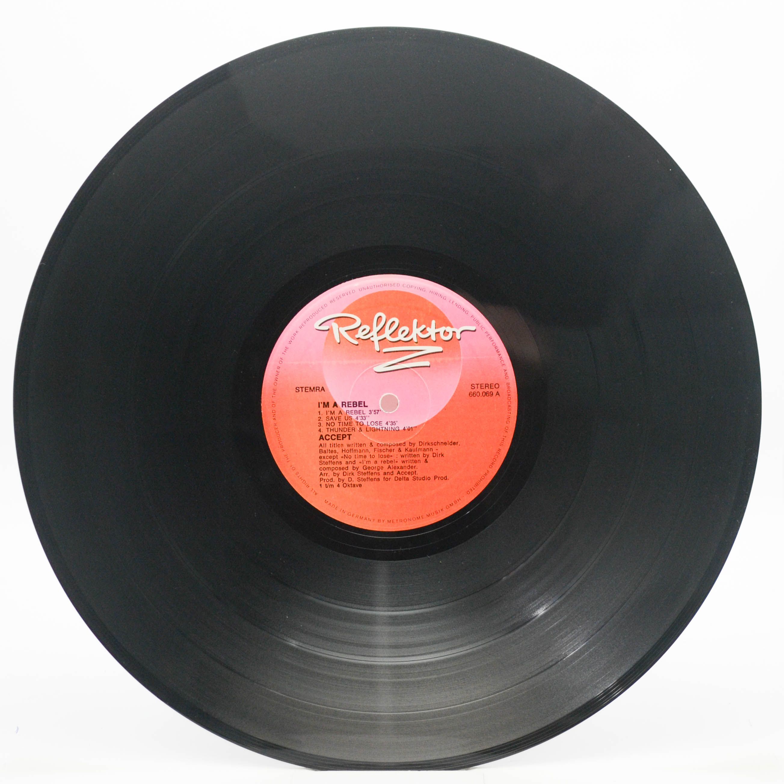 Accept — I'm A Rebel, 1980