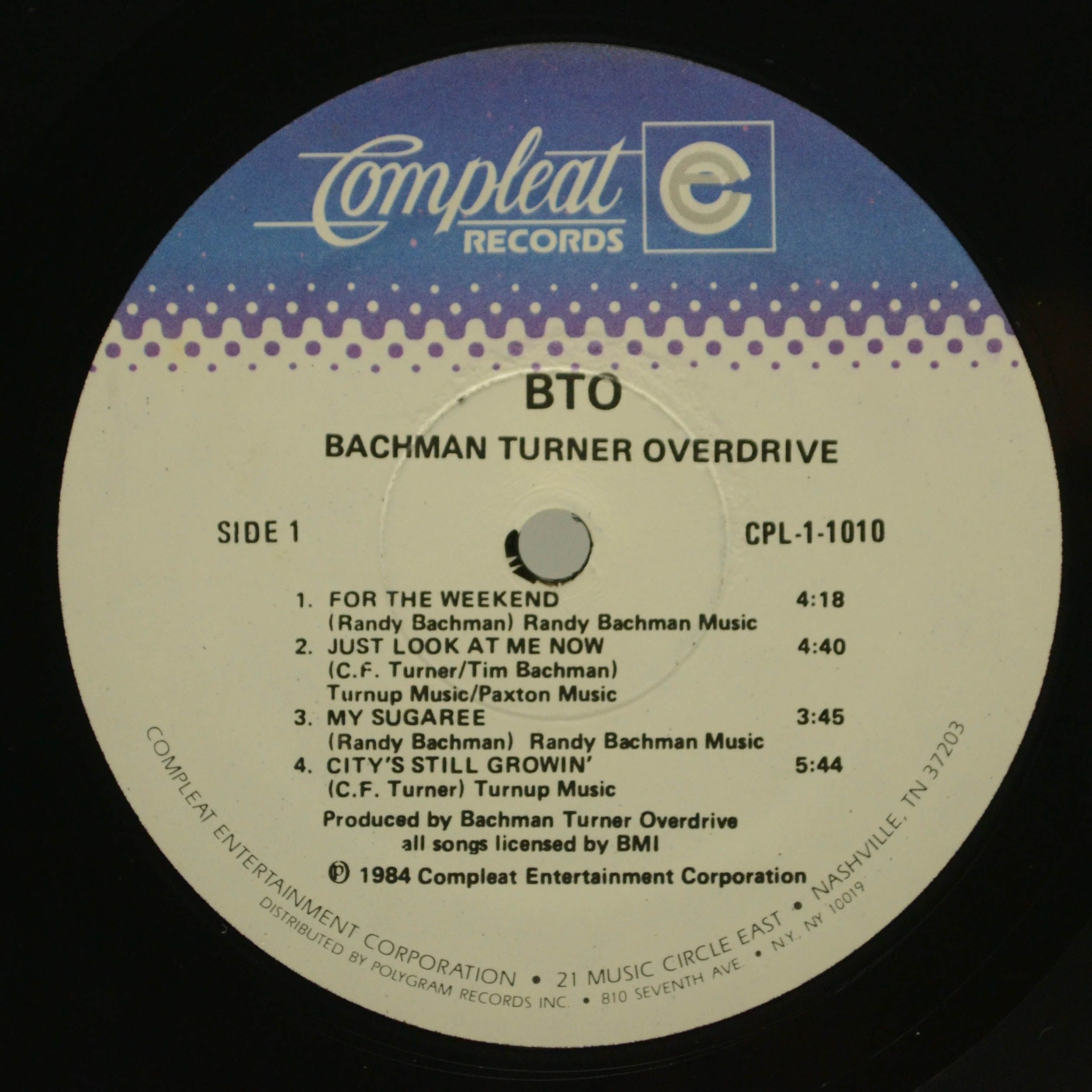 Bachman-Turner Overdrive — BTO (USA), 1984