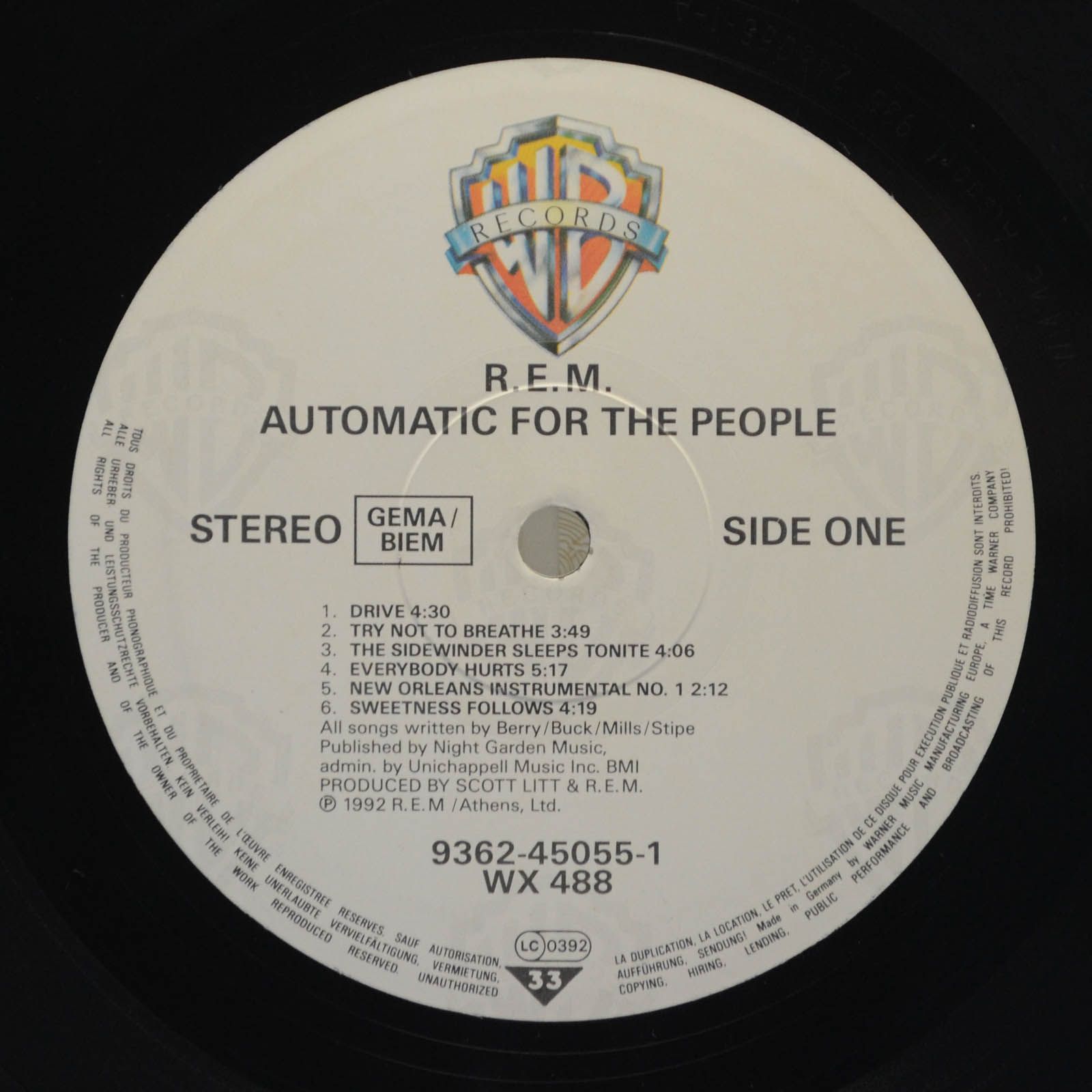R.E.M. — Automatic For The People, 1992