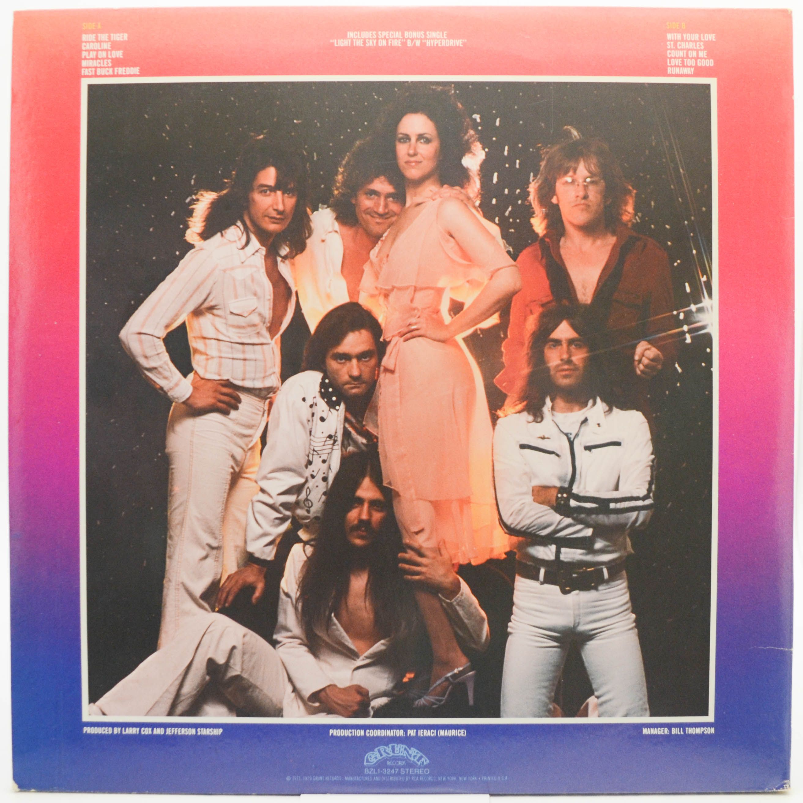 Jefferson Starship — Gold (LP+7", USA), 1979
