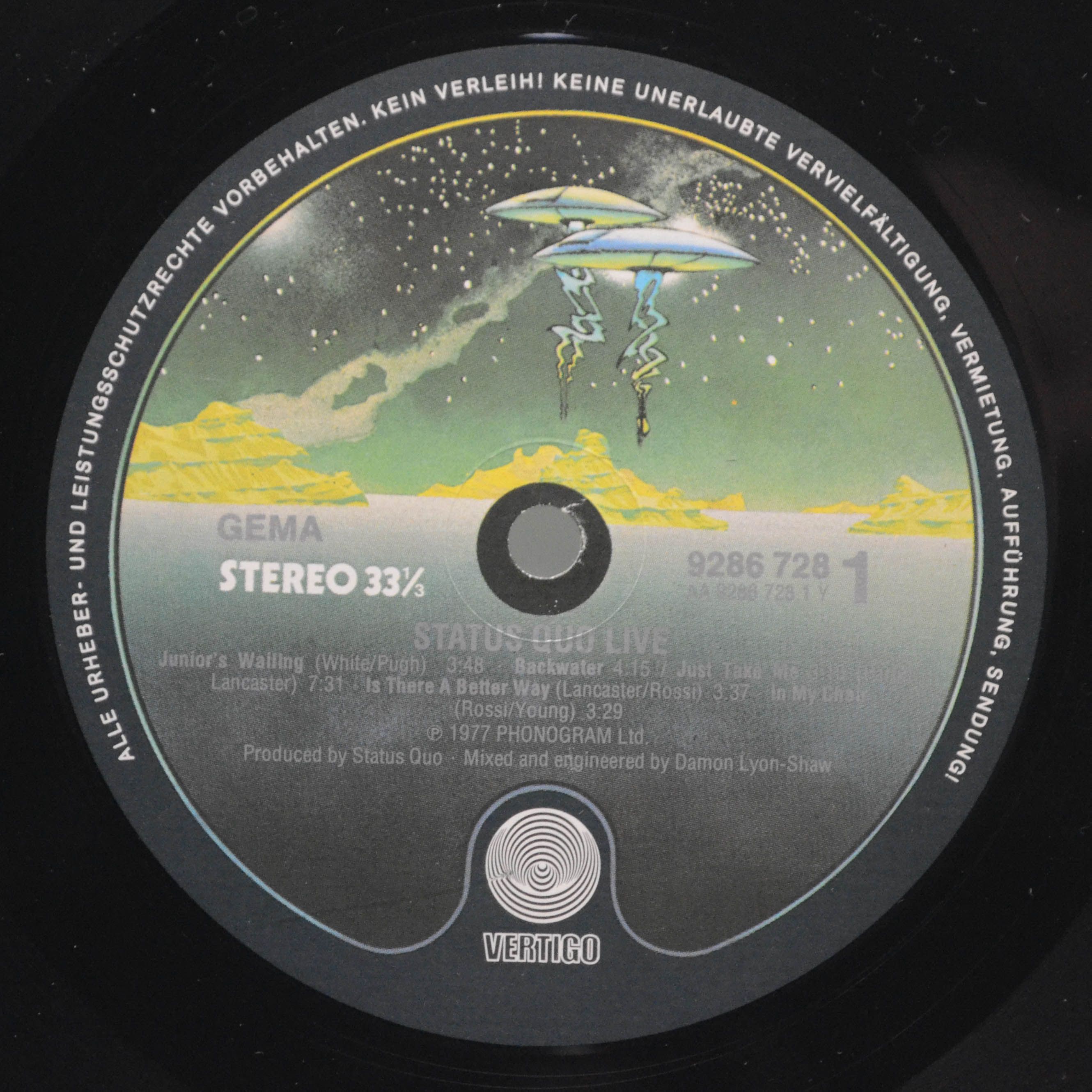 Status Quo — Live! (2LP, poster), 1977