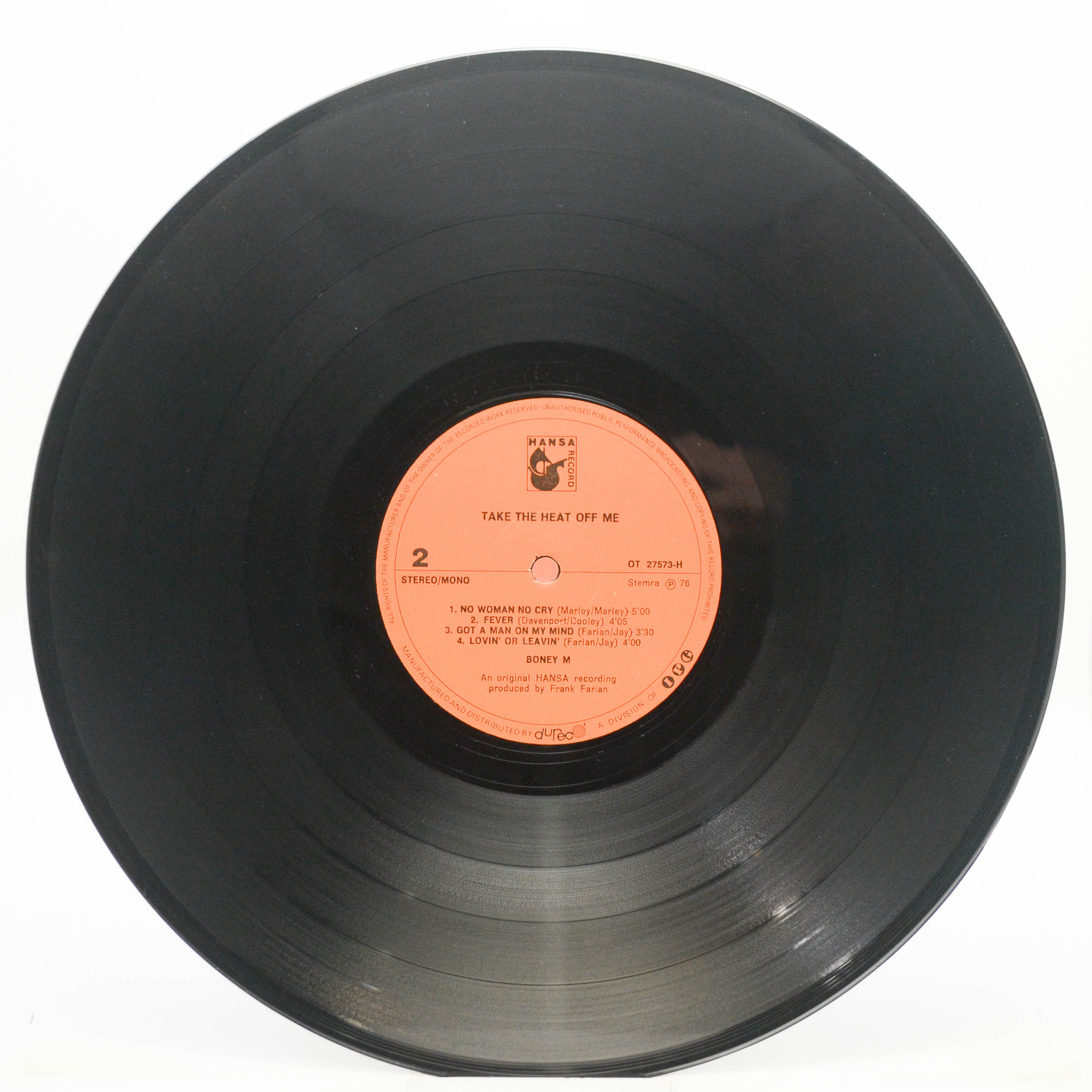 Boney M. — Take The Heat Off Me, 1976