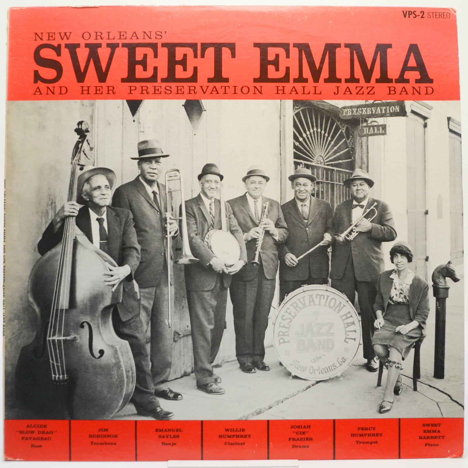 Sweet Emma And Her Preservation Hall Jazz Band — New Orleans' Sweet Emma And Her Preservation Hall Jazz Band (USA), 1964