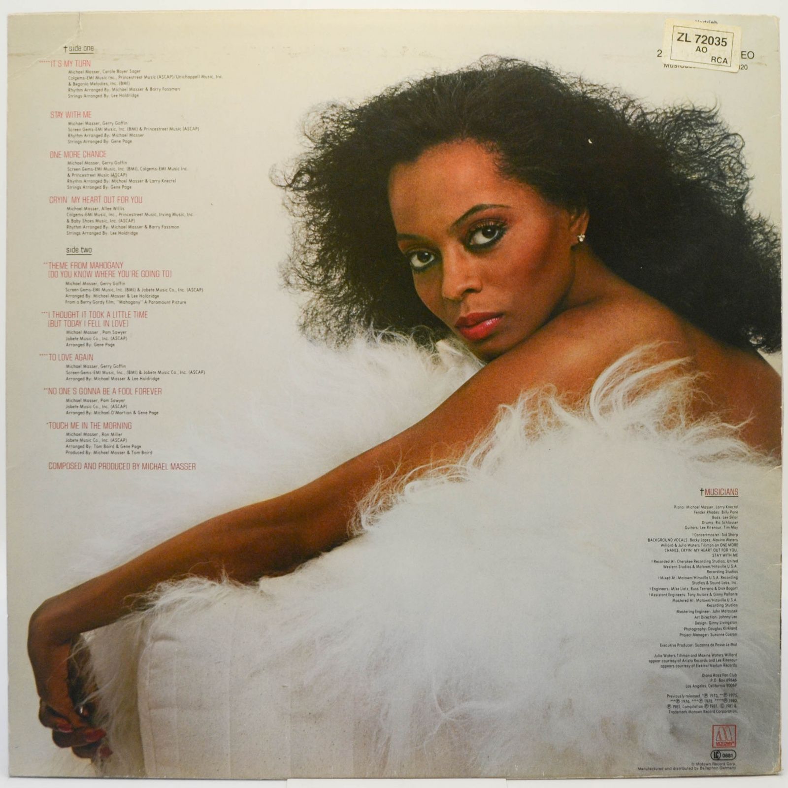 Diana Ross — To Love Again, 1981